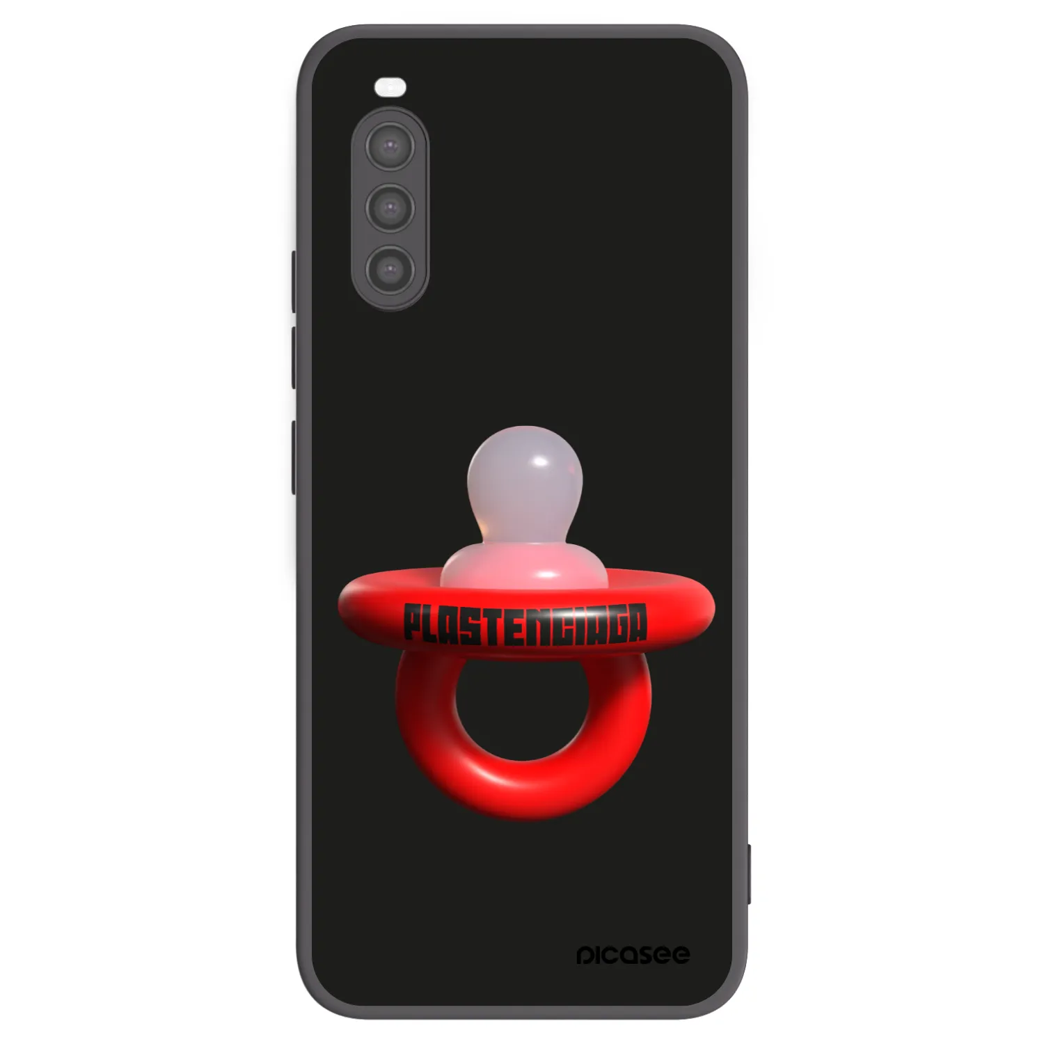 Picasee Sony Xperia 10 II Hülle - Schwarzes Silikon - Le Dudel