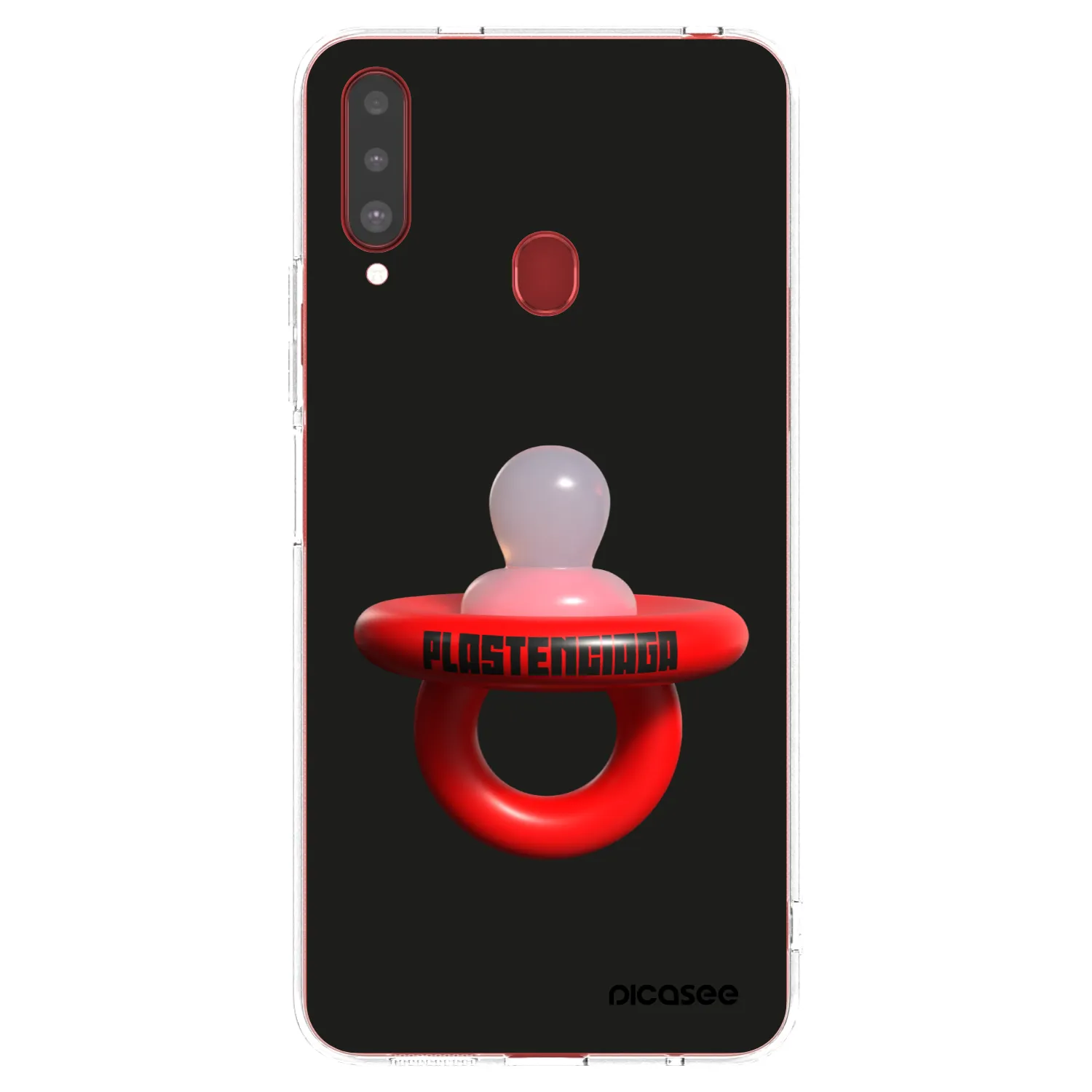 Picasee Samsung Galaxy A20s Hülle - Transparentes Silikon - Le Dudel