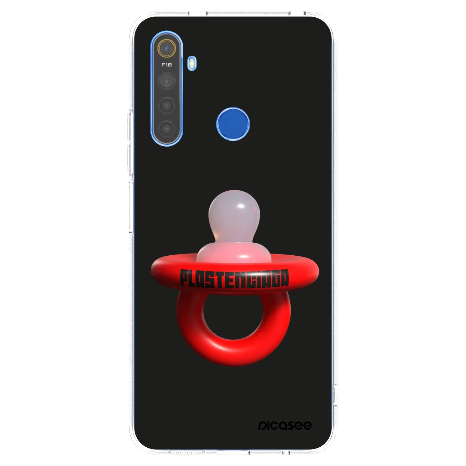 Picasee Realme 5 Hülle - Transparentes Silikon - Le Dudel