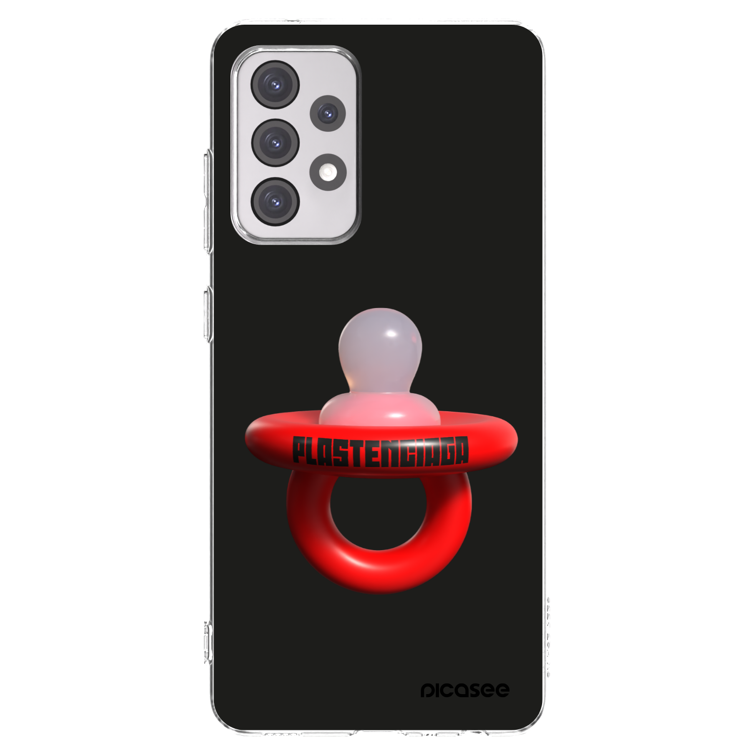 Picasee Samsung Galaxy A52 5G A525F Hülle - Transparentes Silikon - Le Dudel