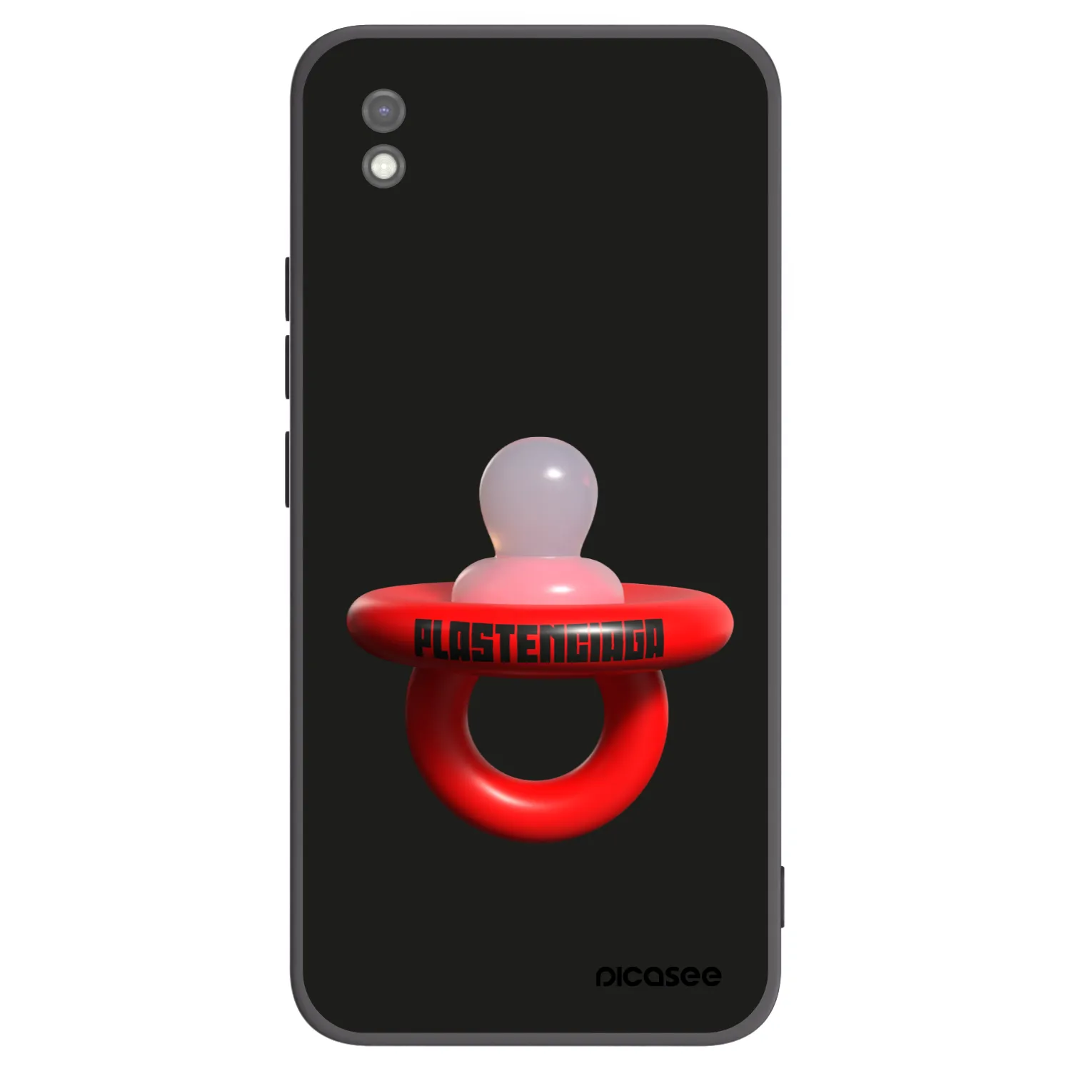 Picasee Xiaomi Redmi 9AT Hülle - Schwarzes Silikon - Le Dudel