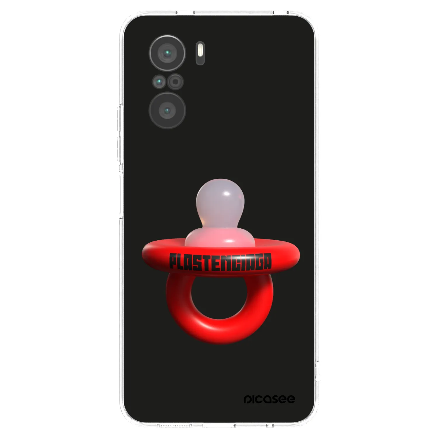 Picasee Xiaomi Poco F3 Hülle - Transparentes Silikon - Le Dudel