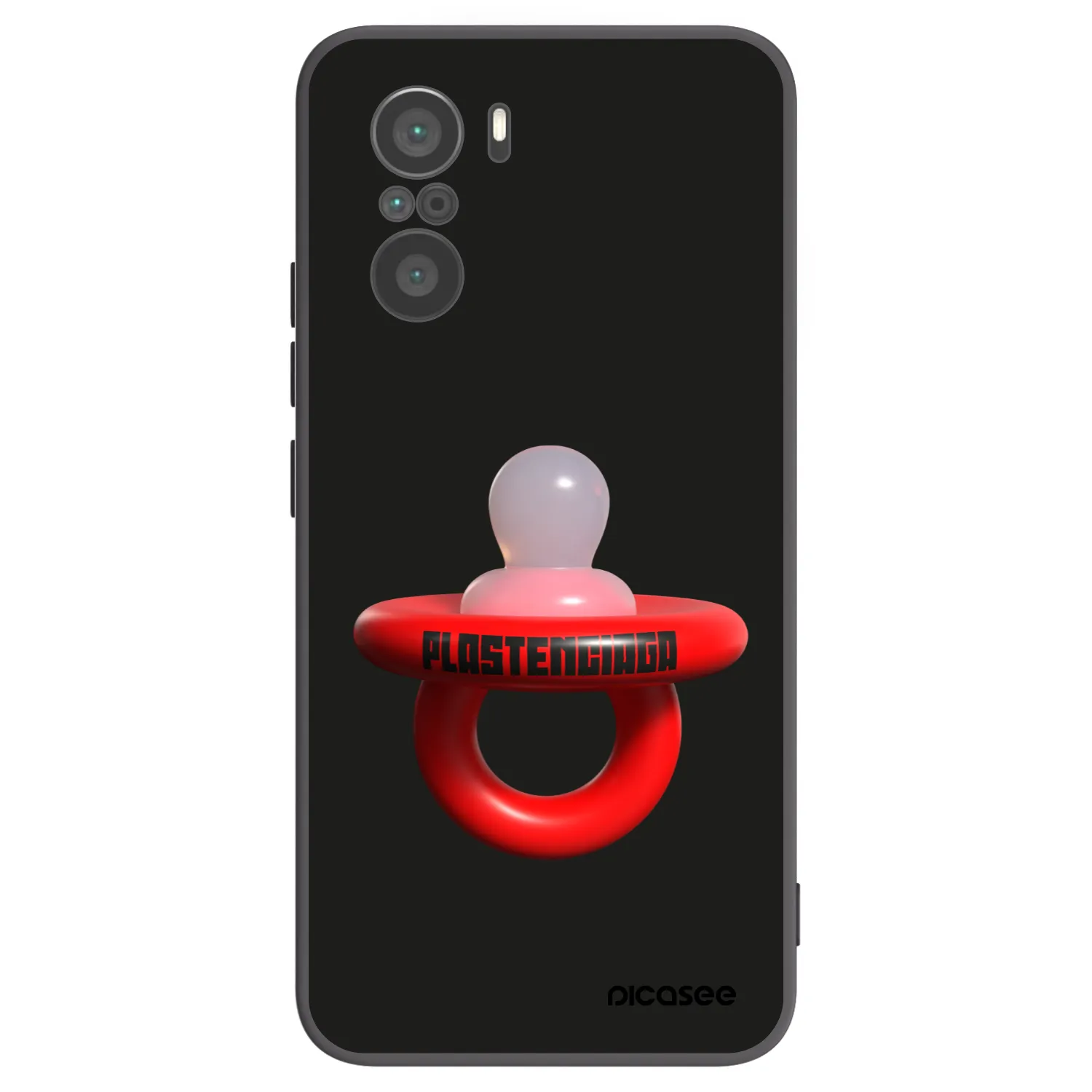 Picasee Xiaomi Poco F3 Hülle - Schwarzes Silikon - Le Dudel
