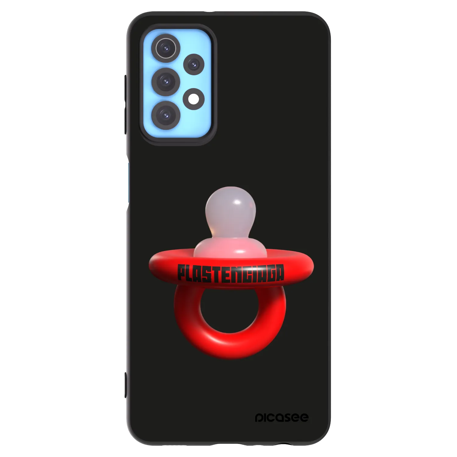 Picasee Samsung Galaxy A32 4G SM-A325F Hülle - Schwarzes Silikon - Le Dudel
