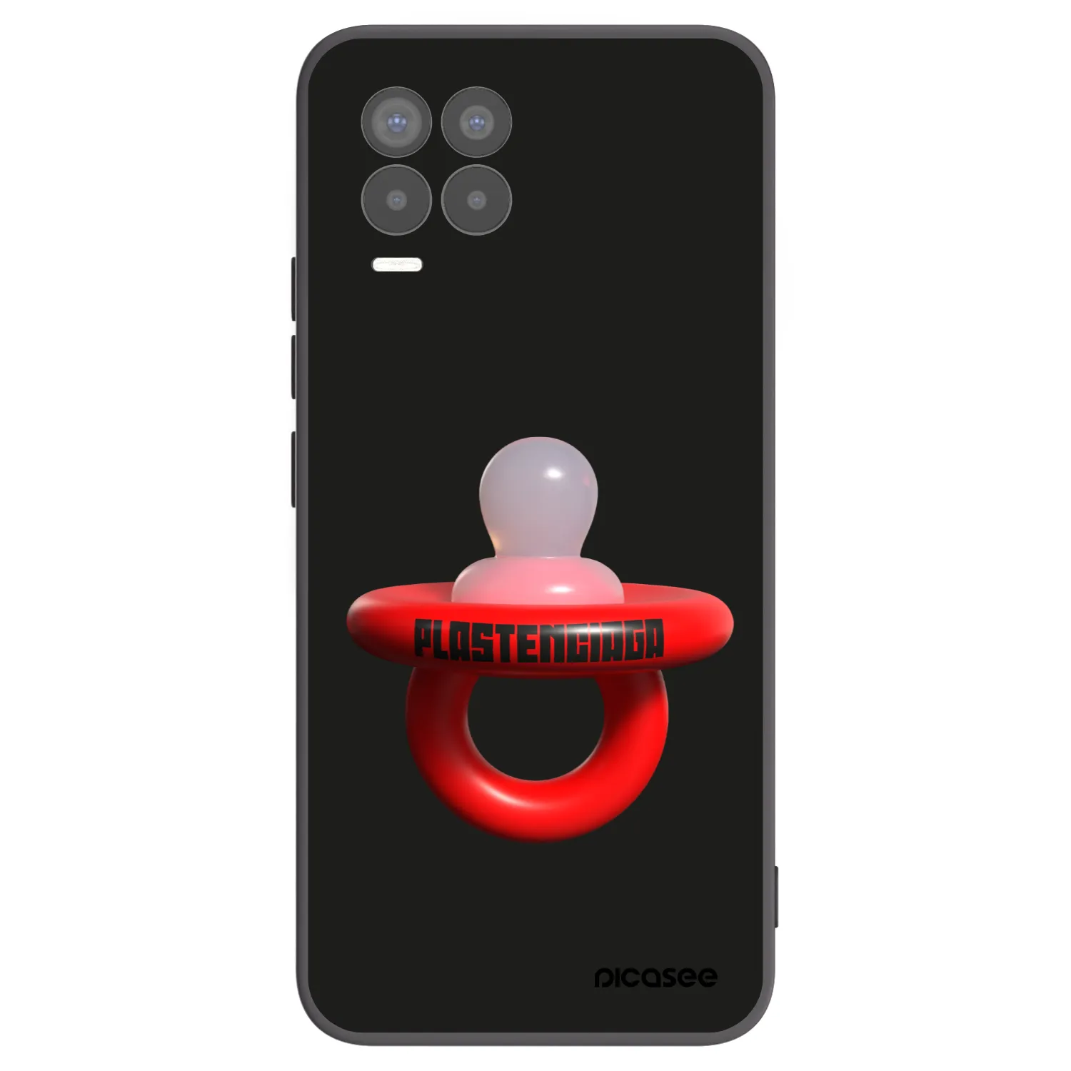 Picasee Realme 8 Pro Hülle - Schwarzes Silikon - Le Dudel