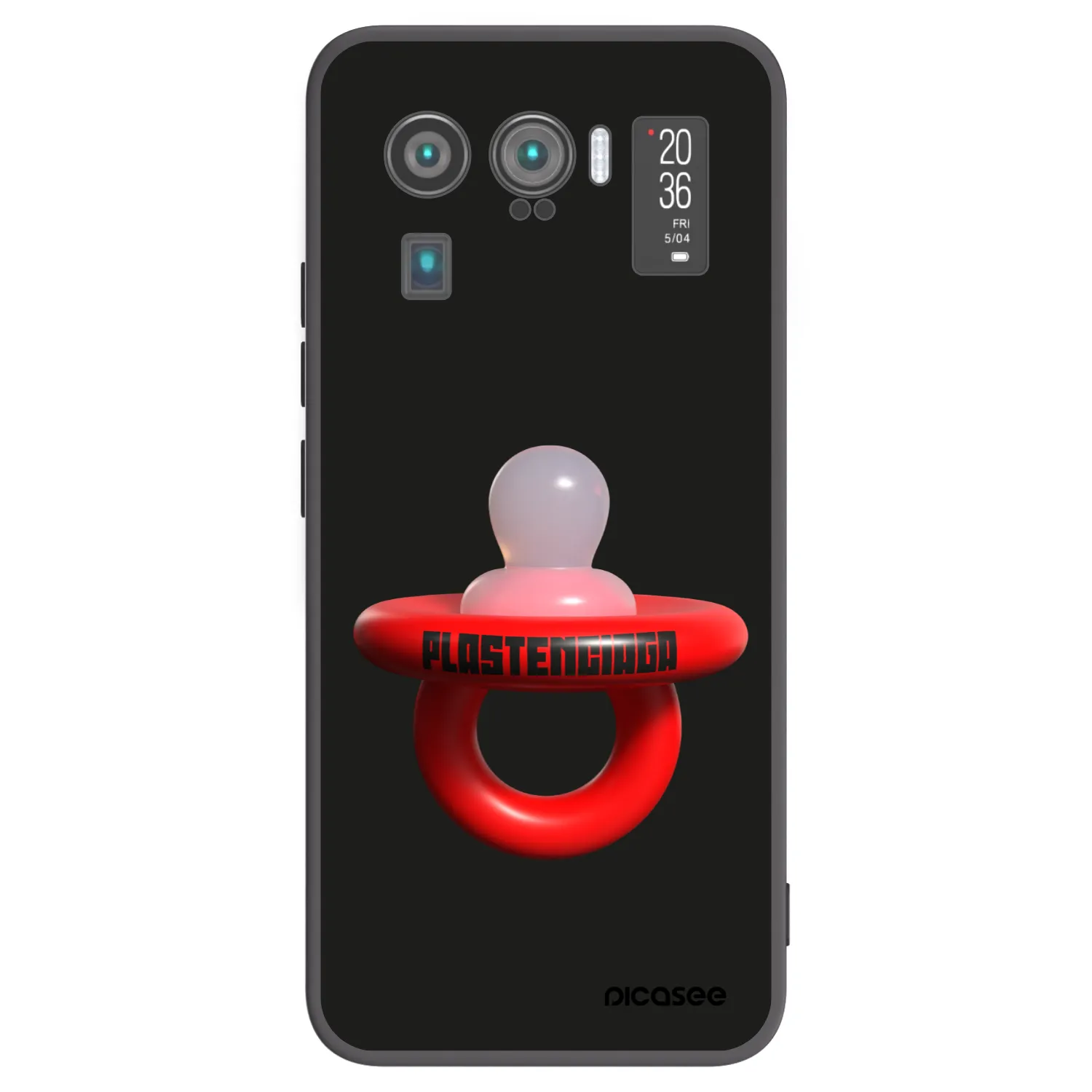 Picasee Xiaomi Mi 11 Ultra Hülle - Schwarzes Silikon - Le Dudel