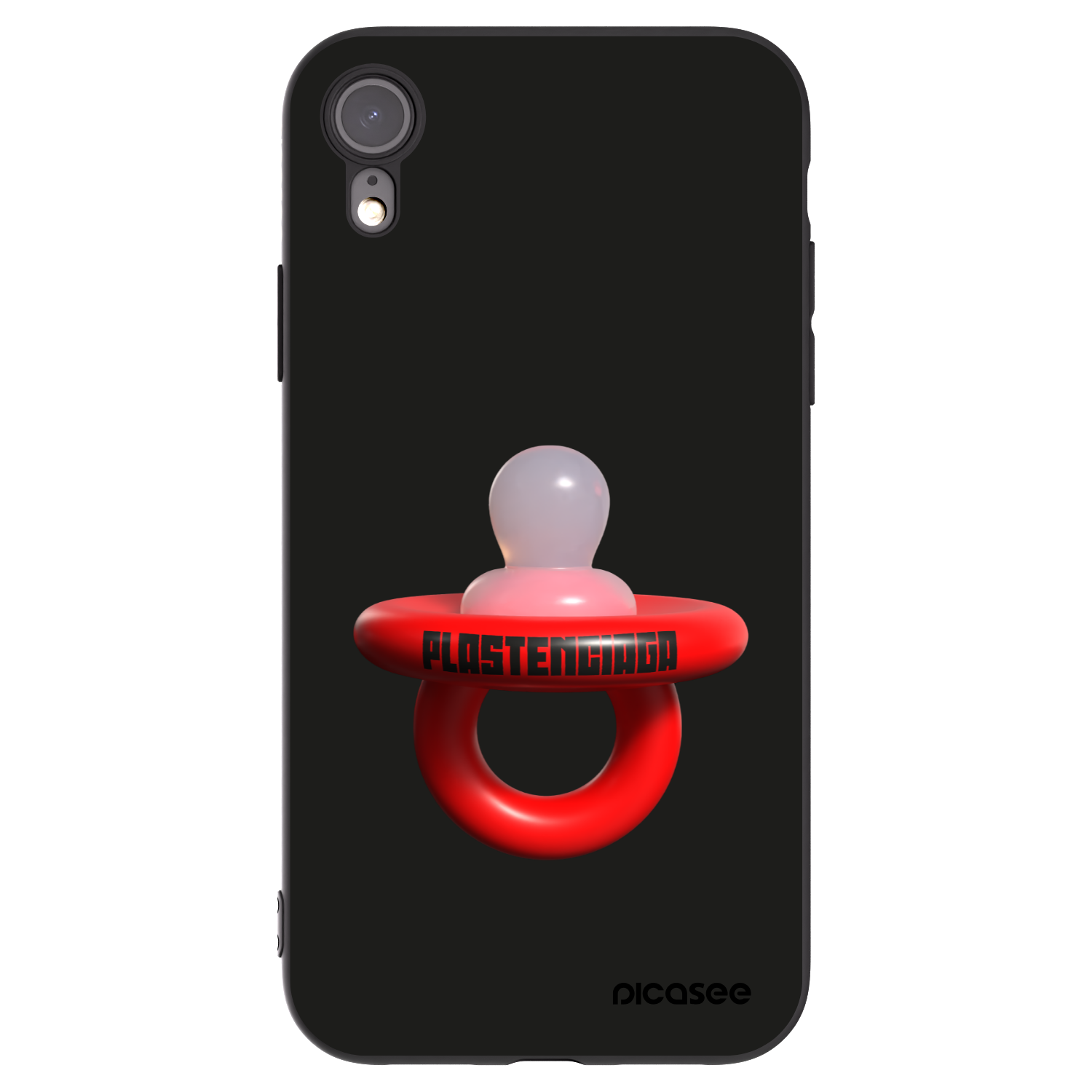 Picasee Apple iPhone XR Hülle - Schwarzes Silikon - Le Dudel