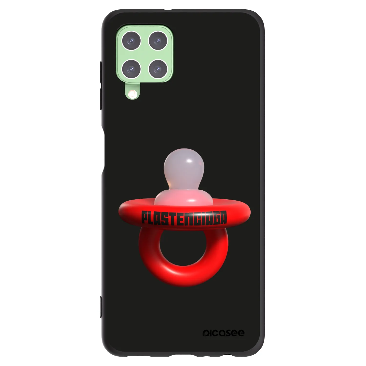 Picasee Samsung Galaxy A22 A225F 4G Hülle - Schwarzes Silikon - Le Dudel