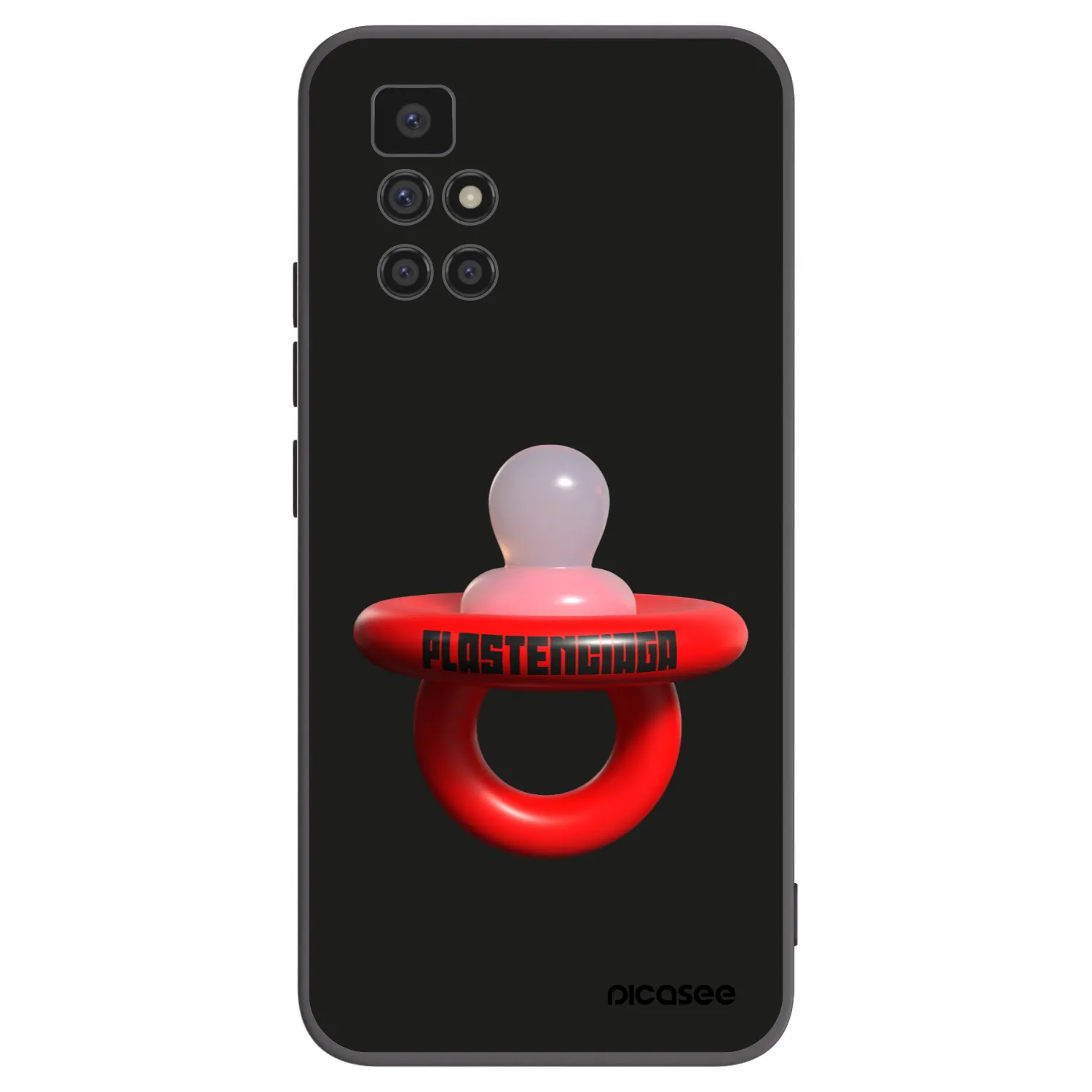Picasee Xiaomi Redmi 10 Hülle - Schwarzes Silikon - Le Dudel