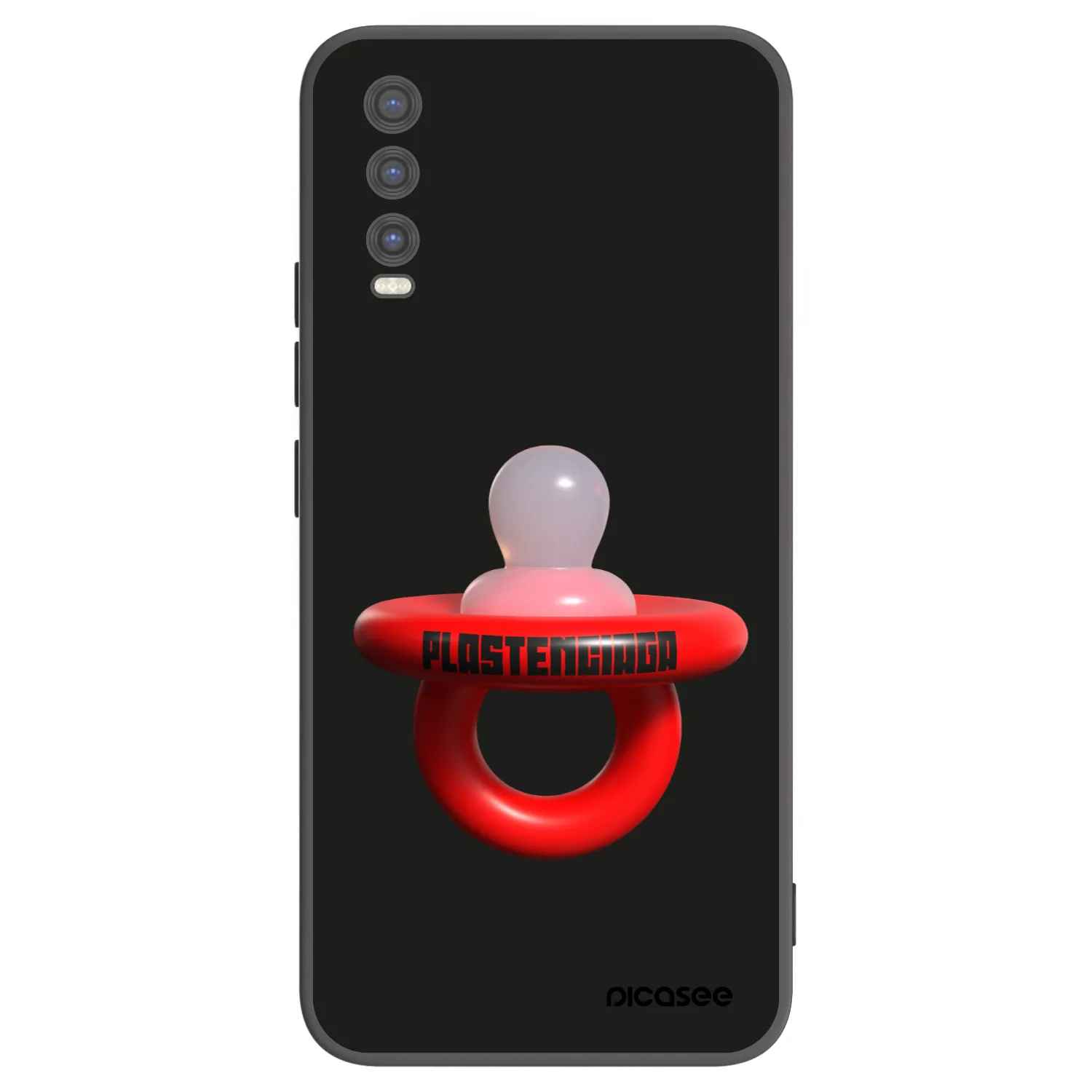 Picasee Vivo Y20s Hülle - Schwarzes Silikon - Le Dudel