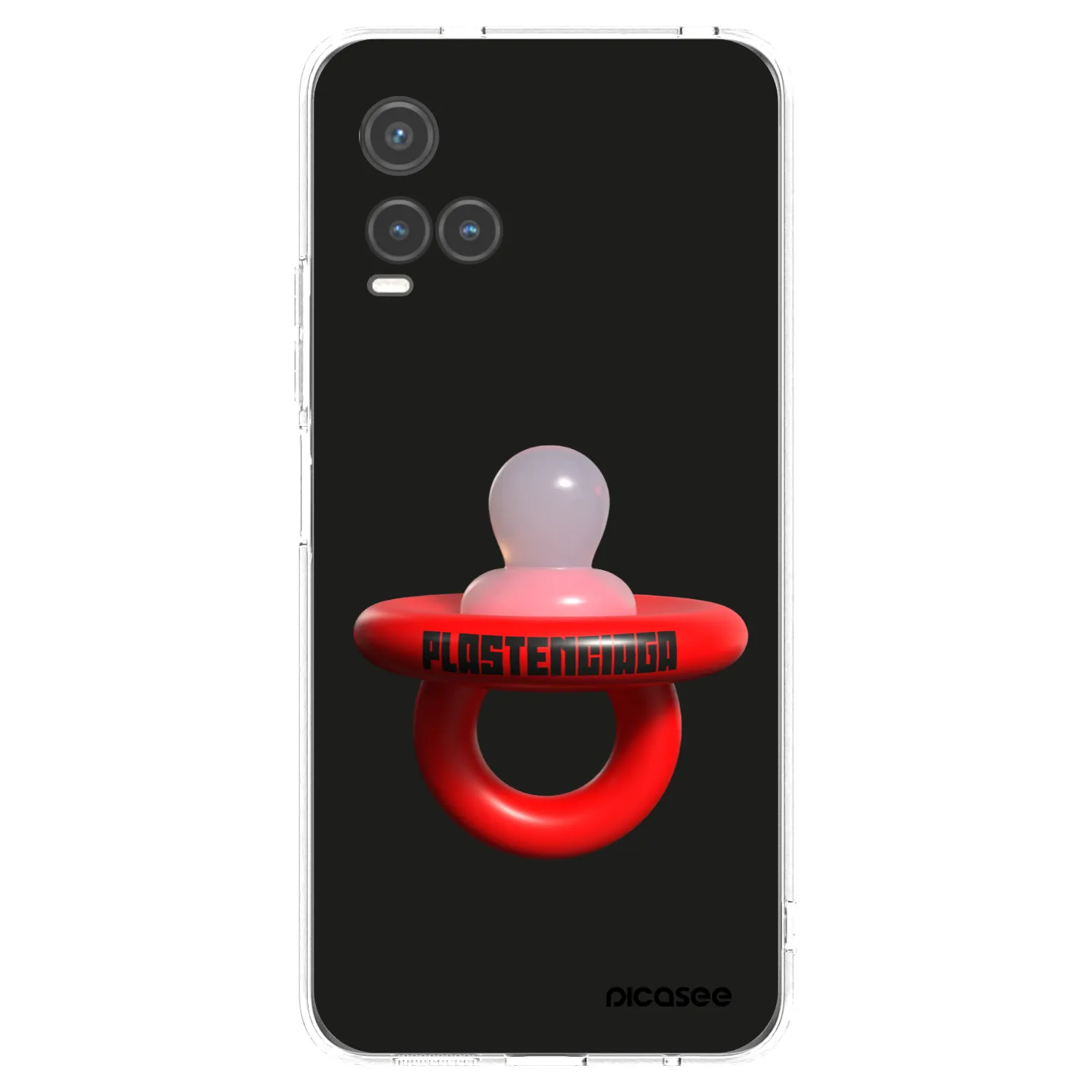 Picasee Vivo Y33s Hülle - Transparentes Silikon - Le Dudel