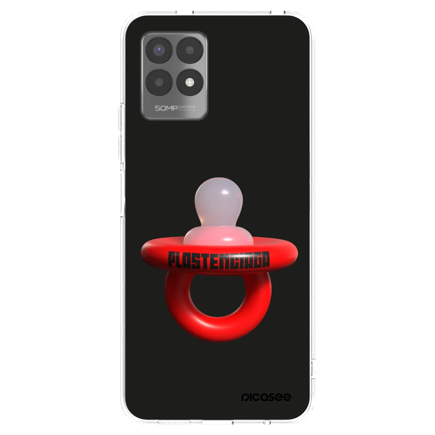 Picasee Realme 8i Hülle - Transparentes Silikon - Le Dudel