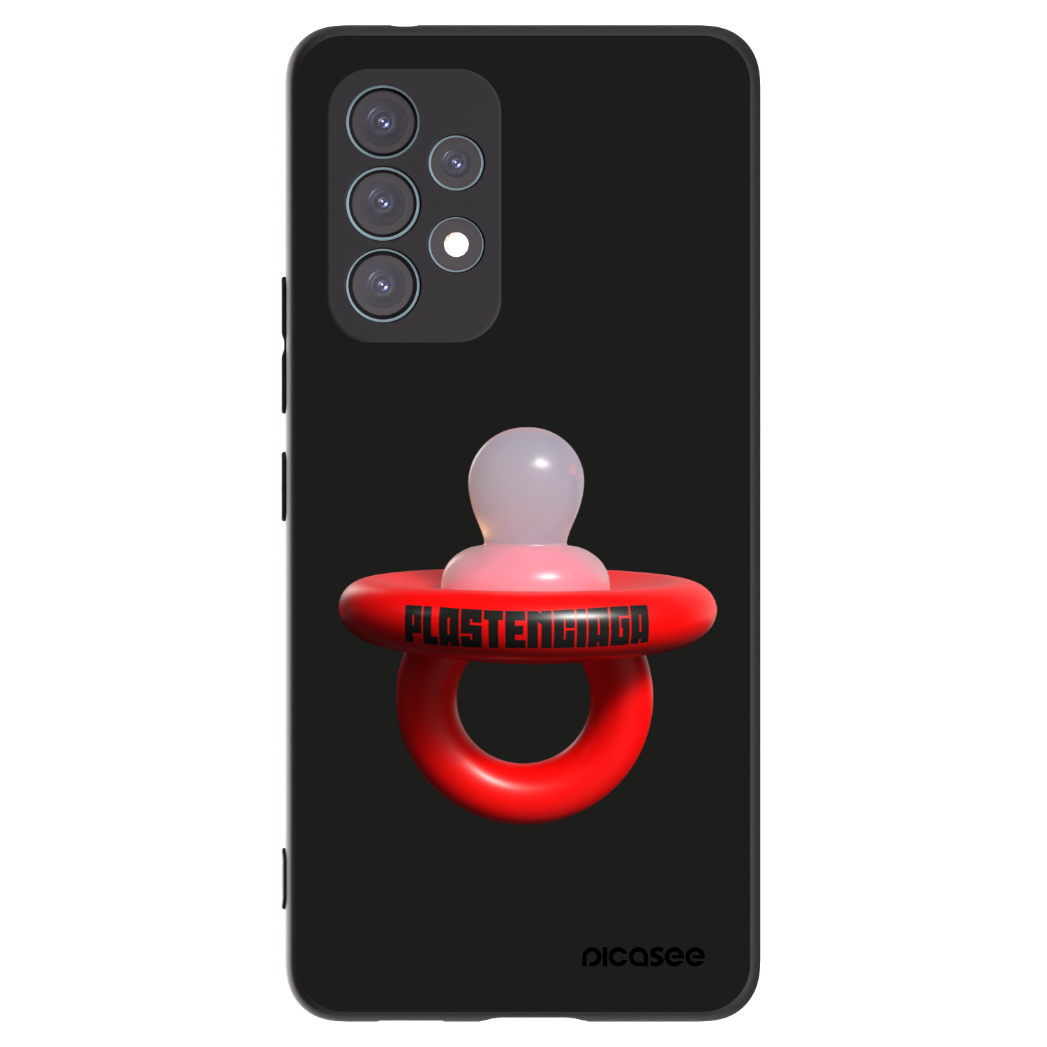 Picasee Samsung Galaxy A53 5G A536 Hülle - Schwarzes Silikon - Le Dudel