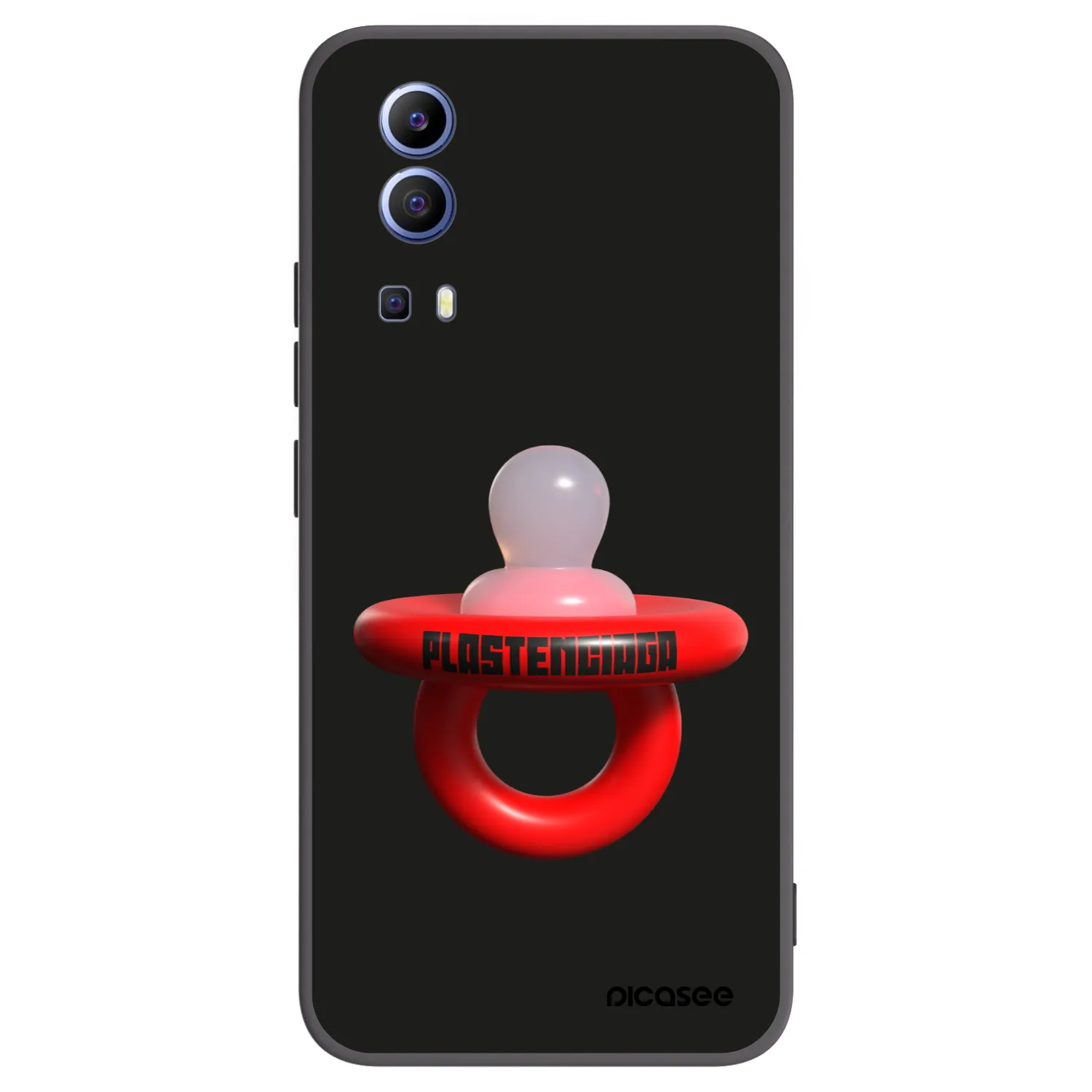 Picasee Vivo Y52 5G Hülle - Schwarzes Silikon - Le Dudel