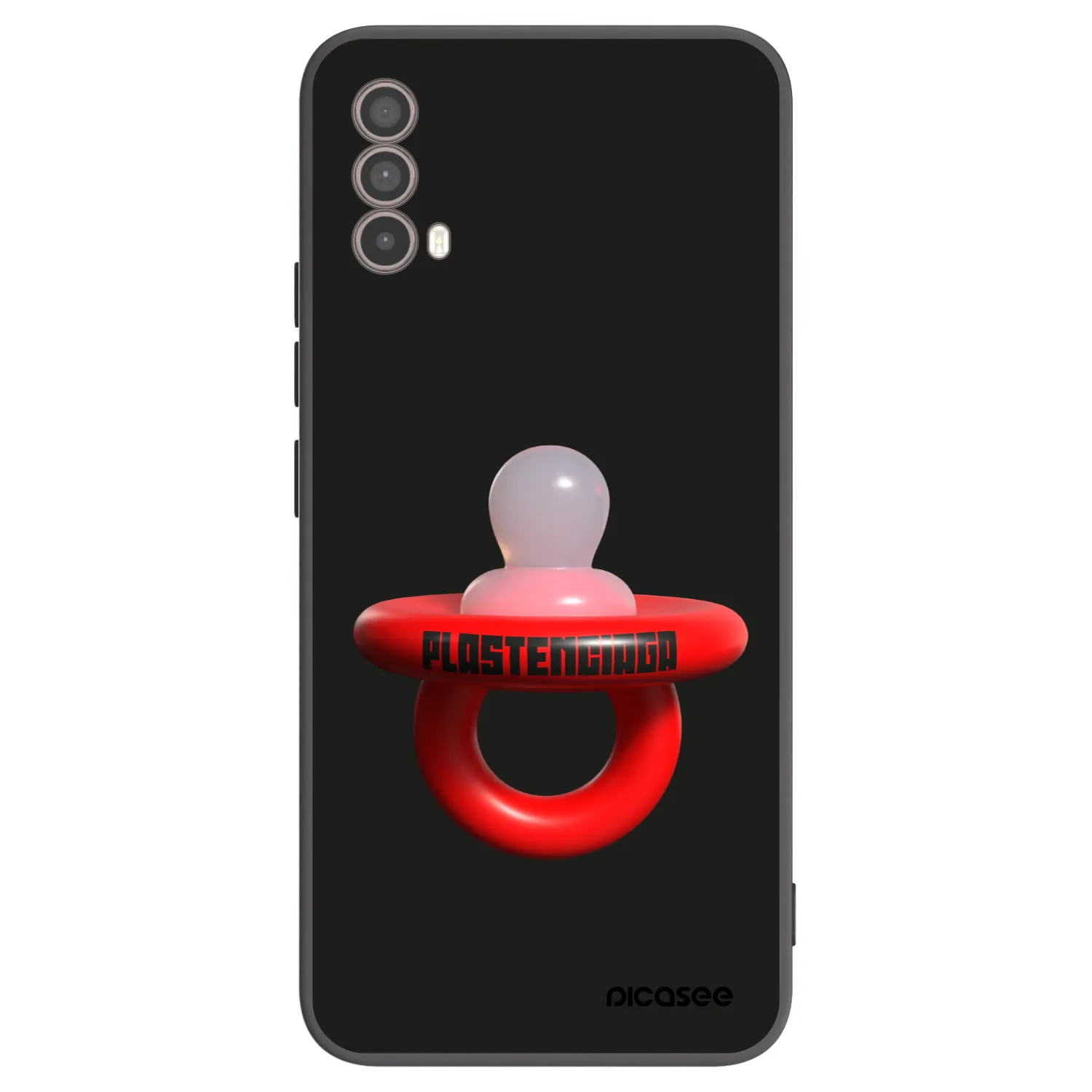 Picasee Motorola Moto E40 Hülle - Schwarzes Silikon - Le Dudel