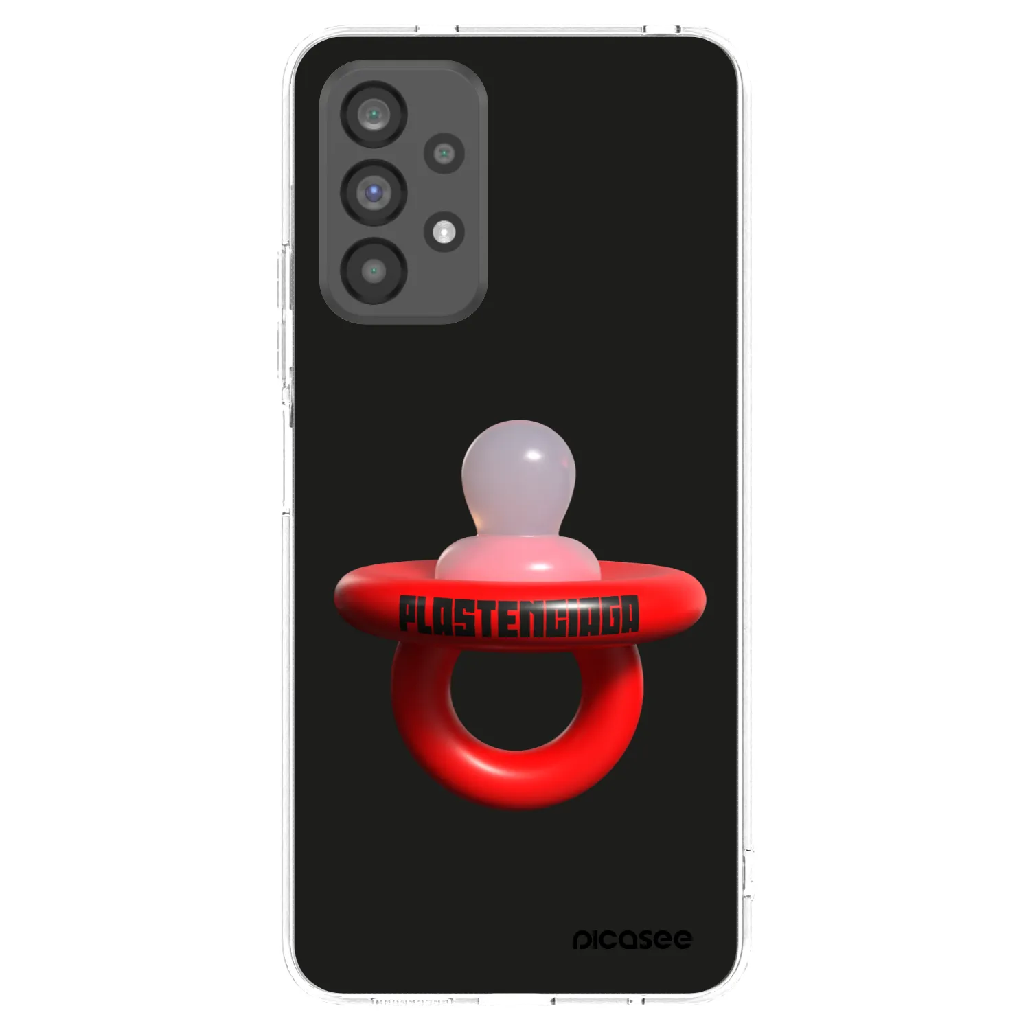 Picasee Samsung Galaxy A73 5G Hülle - Transparentes Silikon - Le Dudel