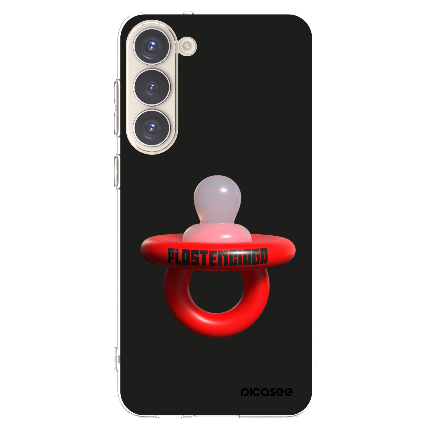 Picasee Samsung Galaxy S23+ 5G Hülle - Transparentes Silikon - Le Dudel