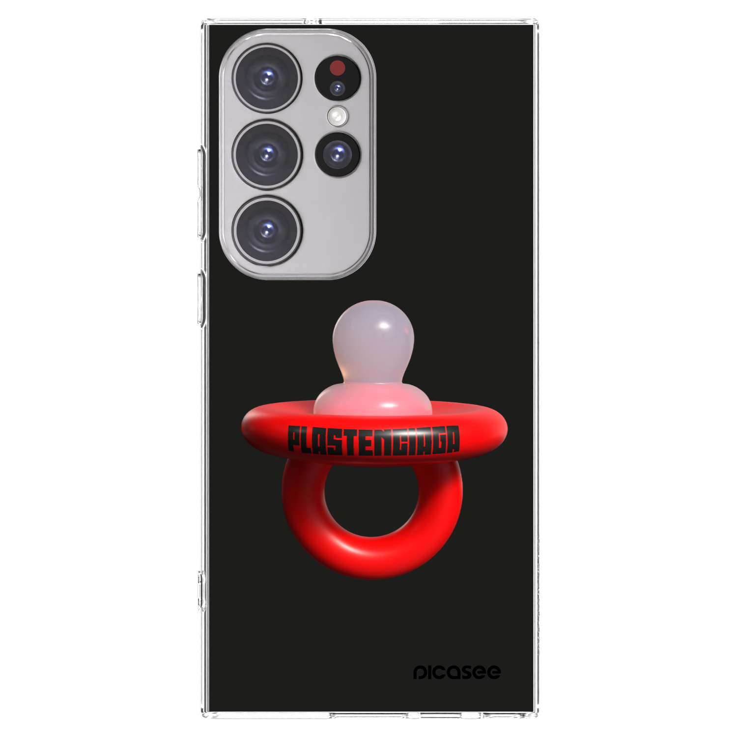 Picasee Samsung Galaxy S23 Ultra 5G Hülle - Transparentes Silikon - Le Dudel