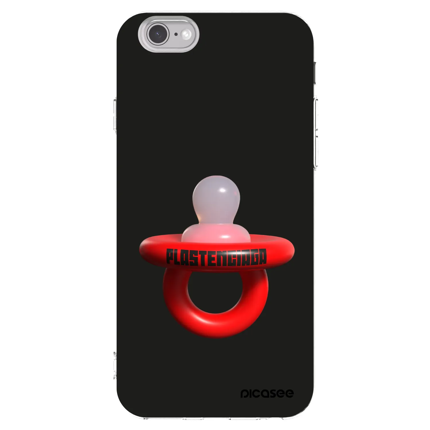 Picasee Apple iPhone 6/6S Hülle - Transparentes Silikon - Le Dudel
