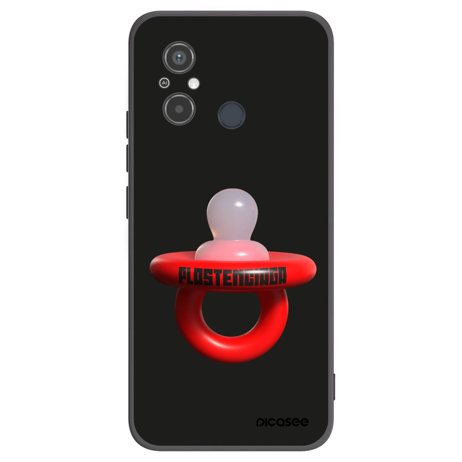 Picasee Xiaomi Redmi 12C Hülle - Schwarzes Silikon - Le Dudel