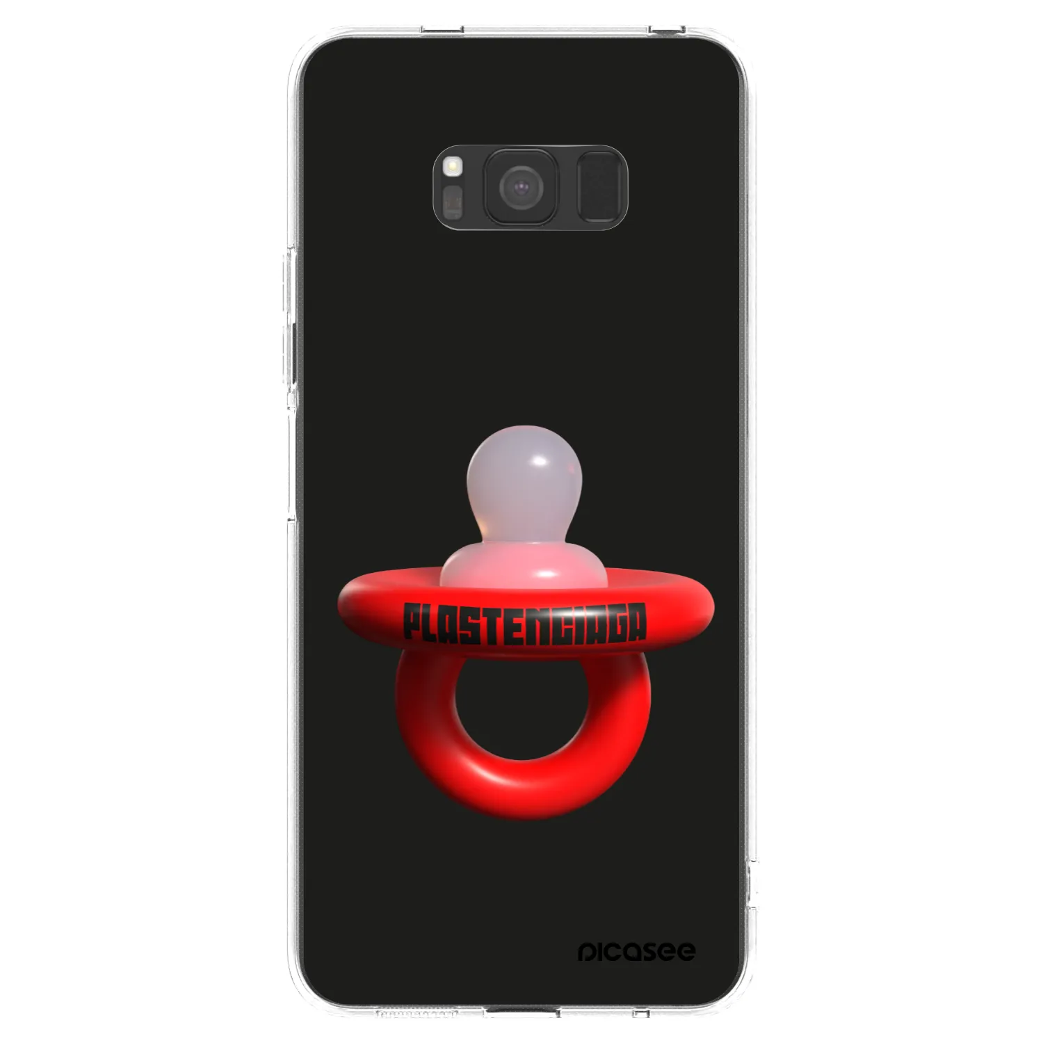 Picasee Samsung Galaxy S8 G950F Hülle - Transparentes Silikon - Le Dudel