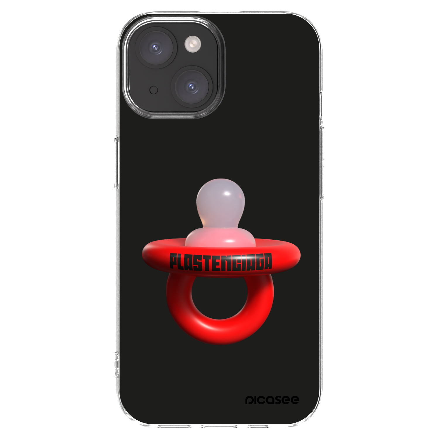 Picasee Apple iPhone 15 Hülle - Transparentes Silikon - Le Dudel