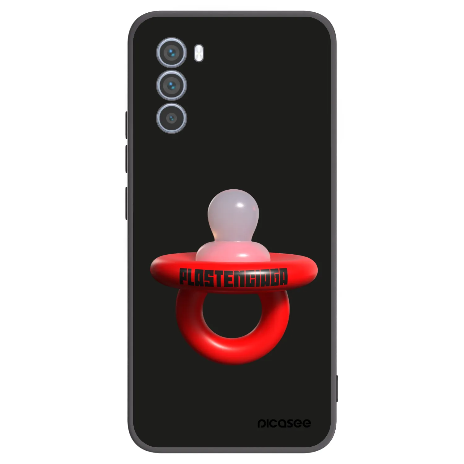 Picasee Motorola Moto G62 Hülle - Schwarzes Silikon - Le Dudel