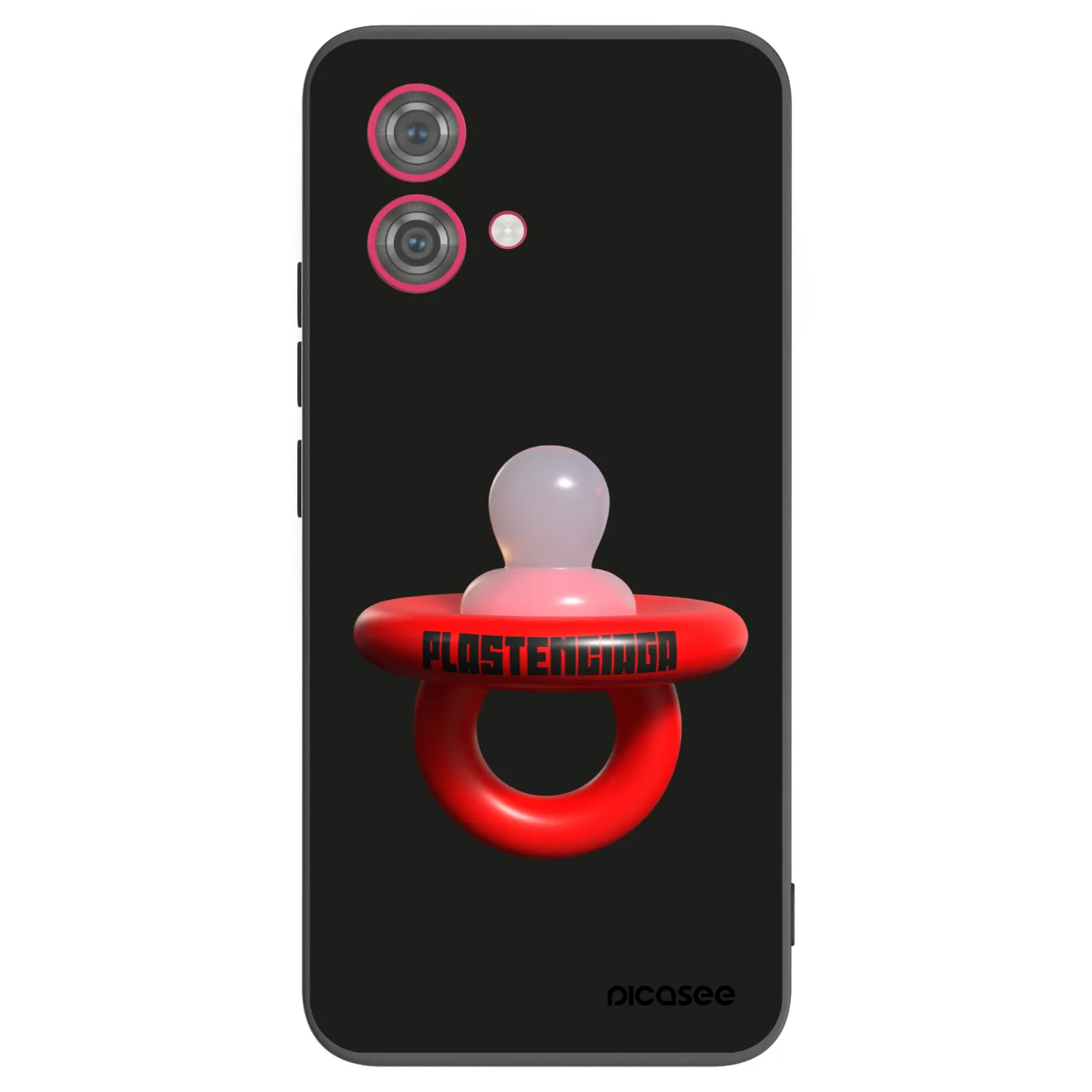 Picasee Motorola Moto G84 5G Hülle - Schwarzes Silikon - Le Dudel