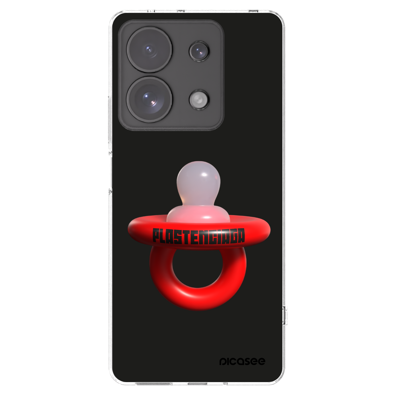 Picasee Xiaomi Redmi Note 13 Pro 4G Hülle - Transparentes Silikon - Le Dudel