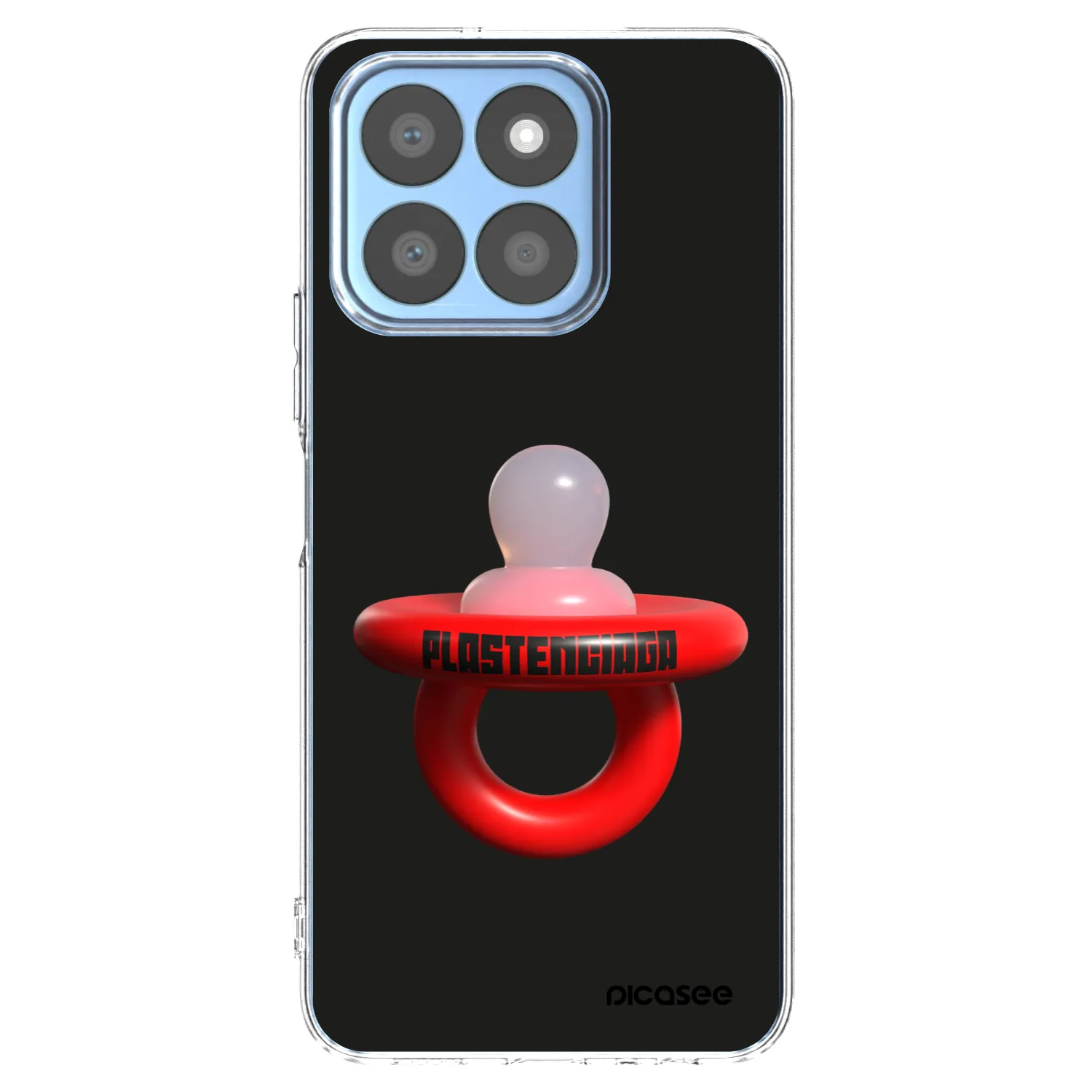 Picasee Honor X8b Hülle - Transparentes Silikon - Le Dudel