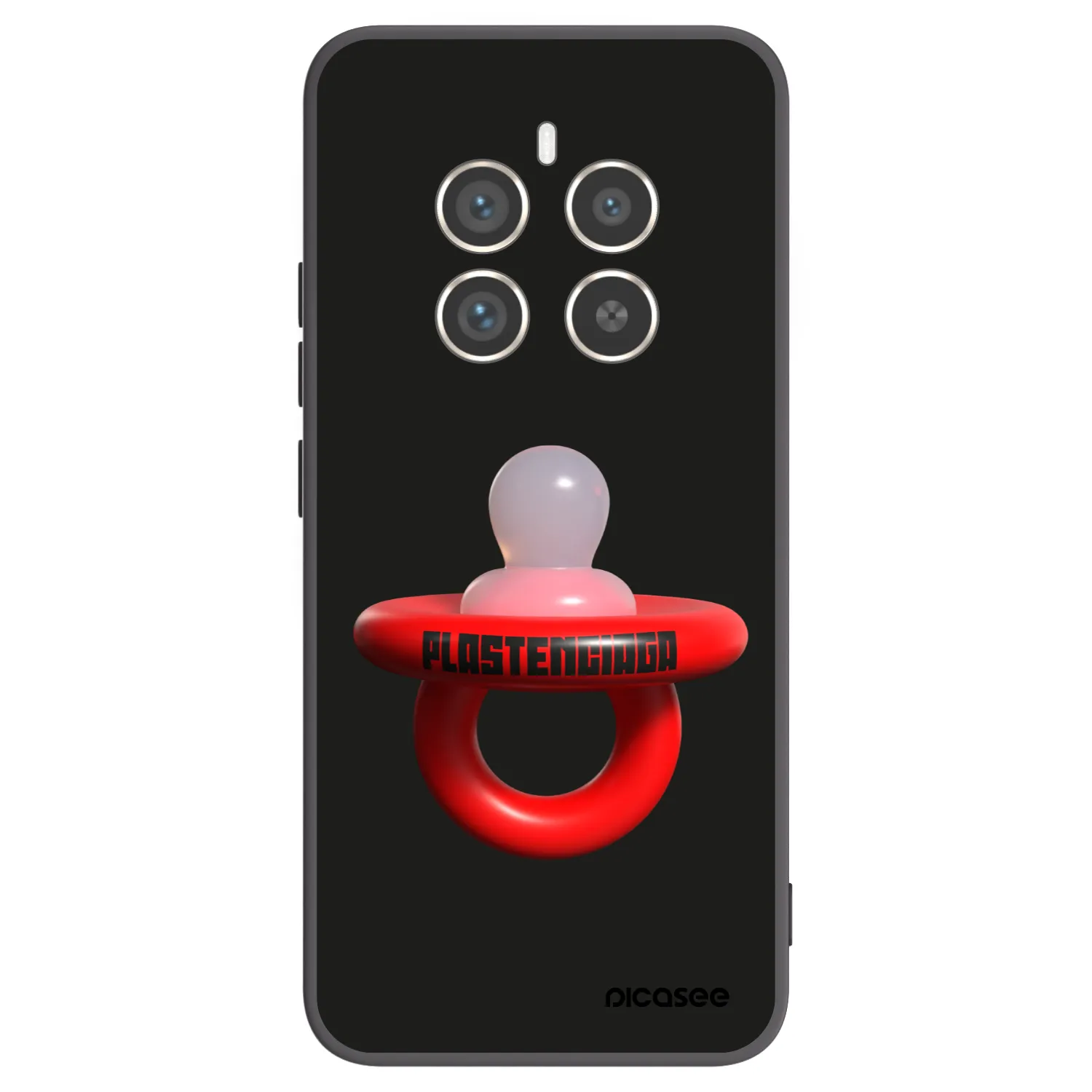 Picasee Realme 12 Pro 5G Hülle - Schwarzes Silikon - Le Dudel