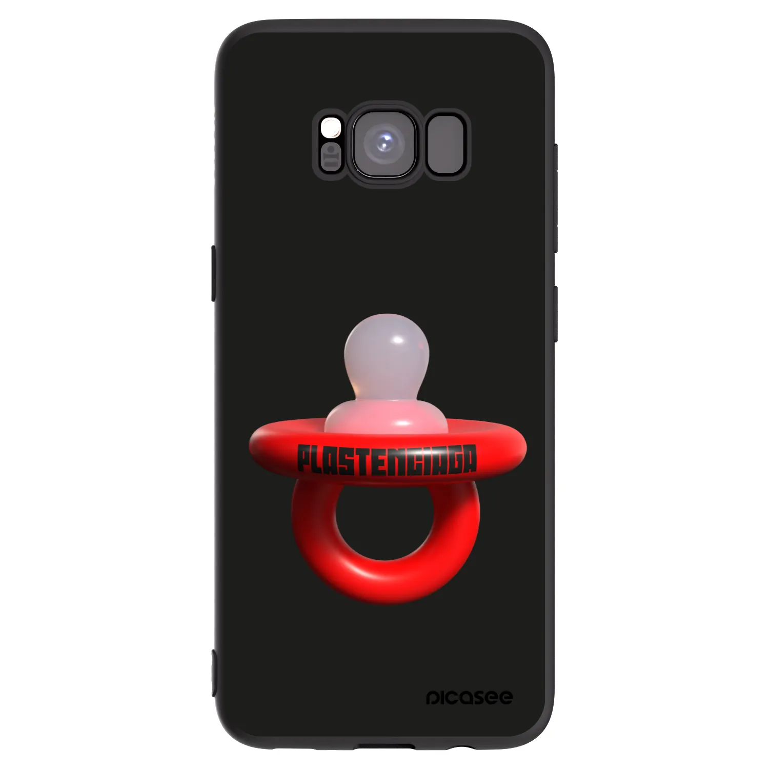Picasee Samsung Galaxy S8 G950F Hülle - Schwarzes Silikon - Le Dudel