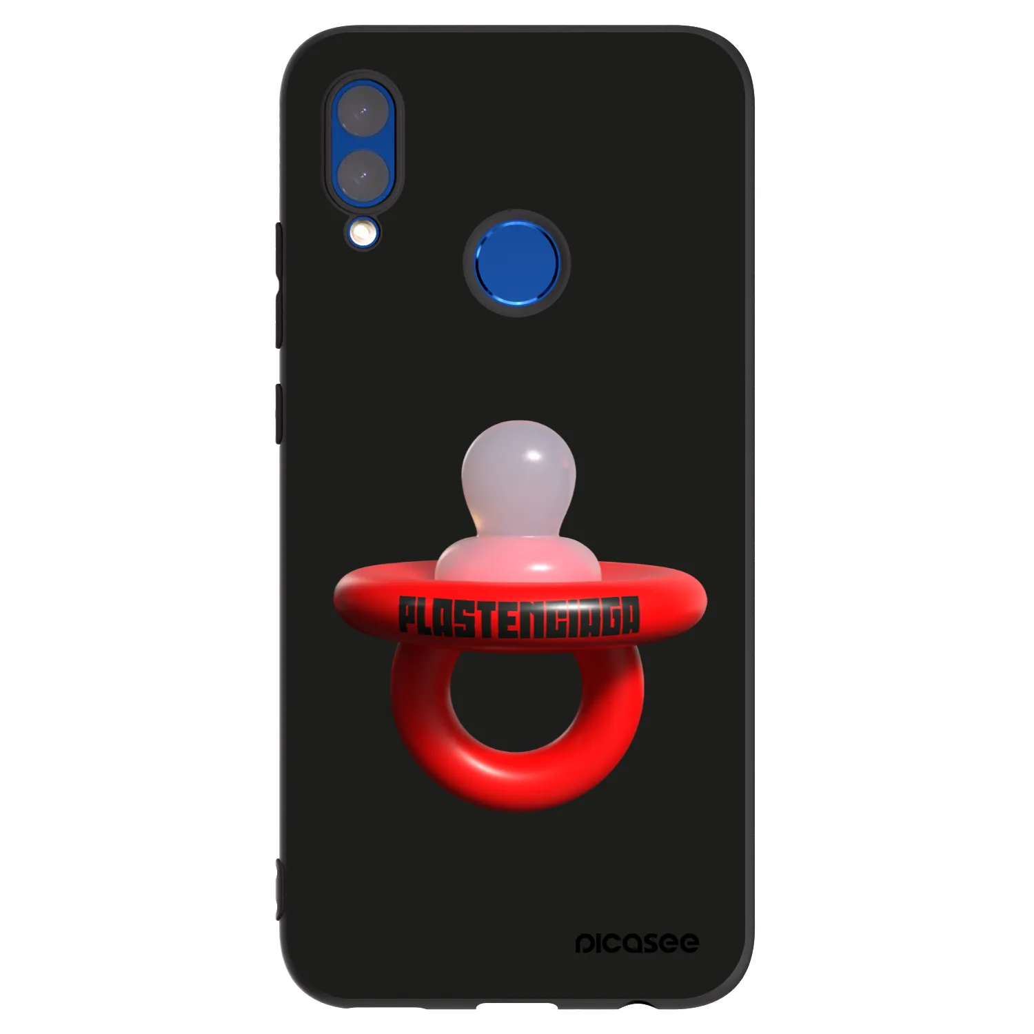 Picasee Huawei P Smart 2019 Hülle - Schwarzes Silikon - Le Dudel