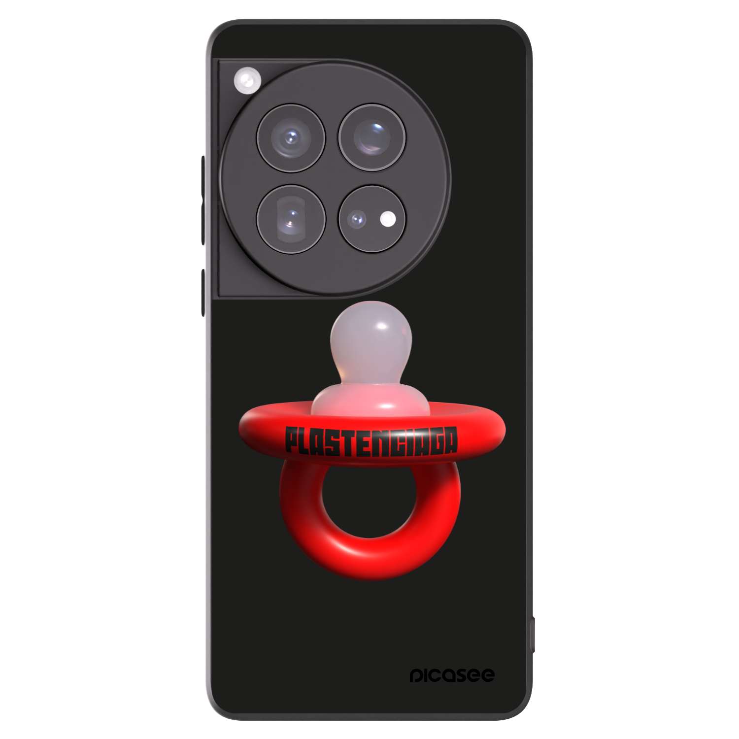 Picasee OnePlus 12 5G Hülle - Schwarzes Silikon - Le Dudel