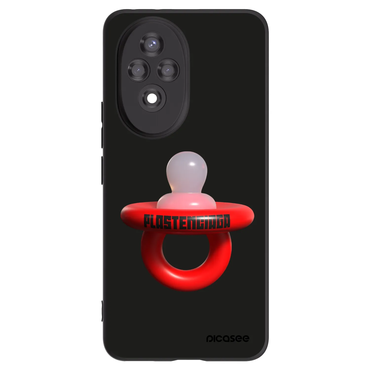 Picasee Honor 200 Pro 5G Hülle - Schwarzes Silikon - Le Dudel