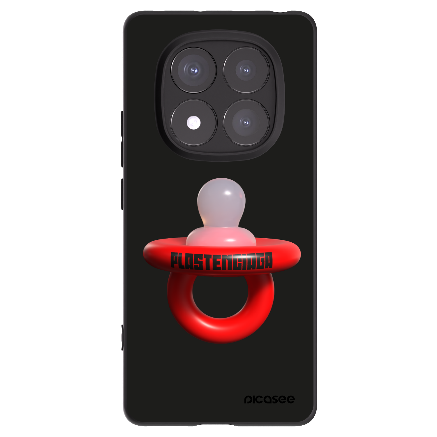 Picasee Xiaomi Redmi Note 14 Pro 5G Hülle - Schwarzes Silikon - Le Dudel