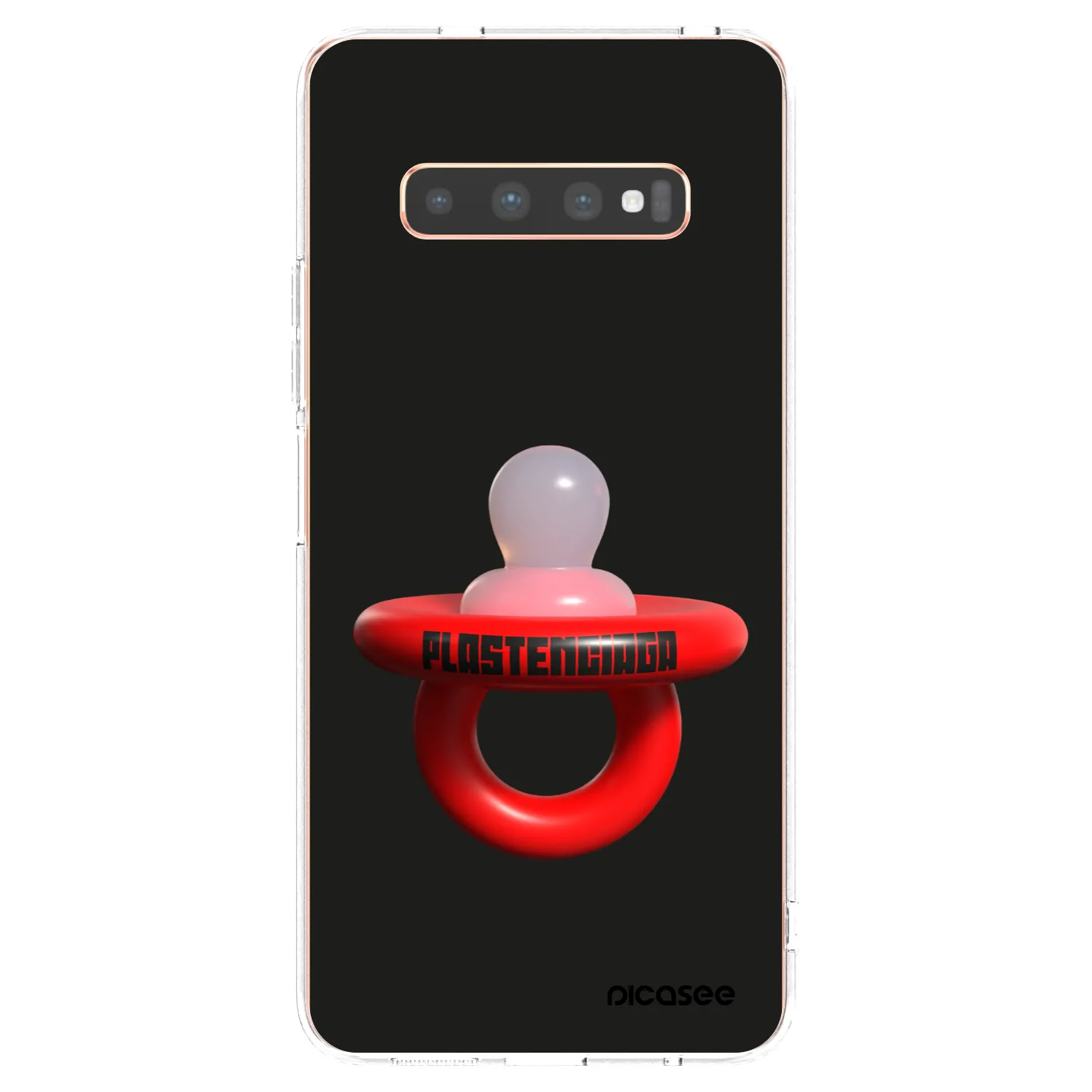 Picasee Samsung Galaxy S10 Plus G975 Hülle - Transparentes Silikon - Le Dudel