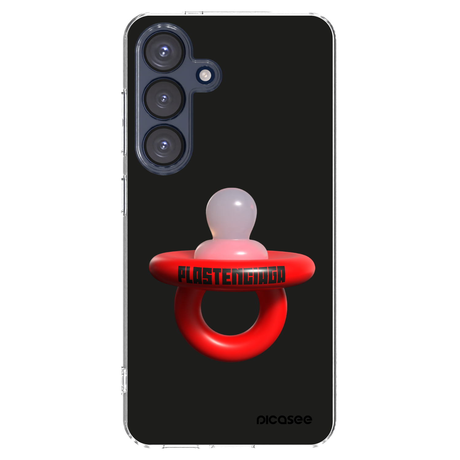 Picasee Samsung Galaxy S25 5G Hülle - Transparentes Silikon - Le Dudel