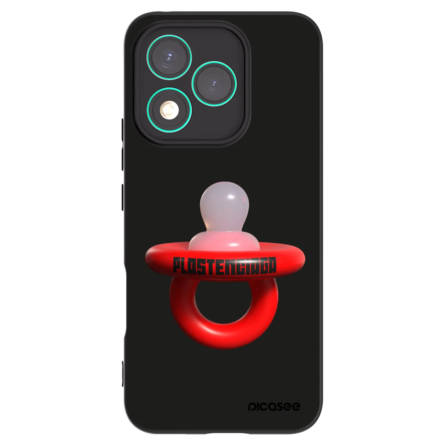 Picasee Honor 400 Lite 5G Hülle - Schwarzes Silikon - Le Dudel