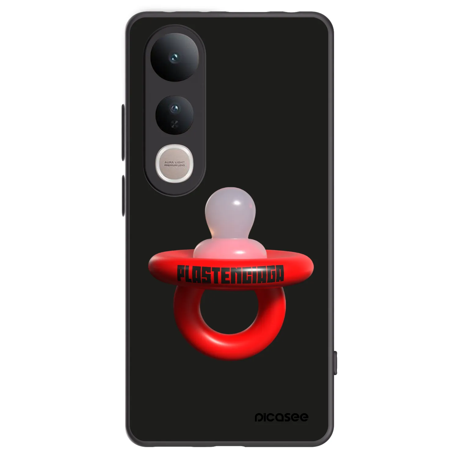 Picasee Vivo V50 Lite 5G Hülle - Schwarzes Silikon - Le Dudel