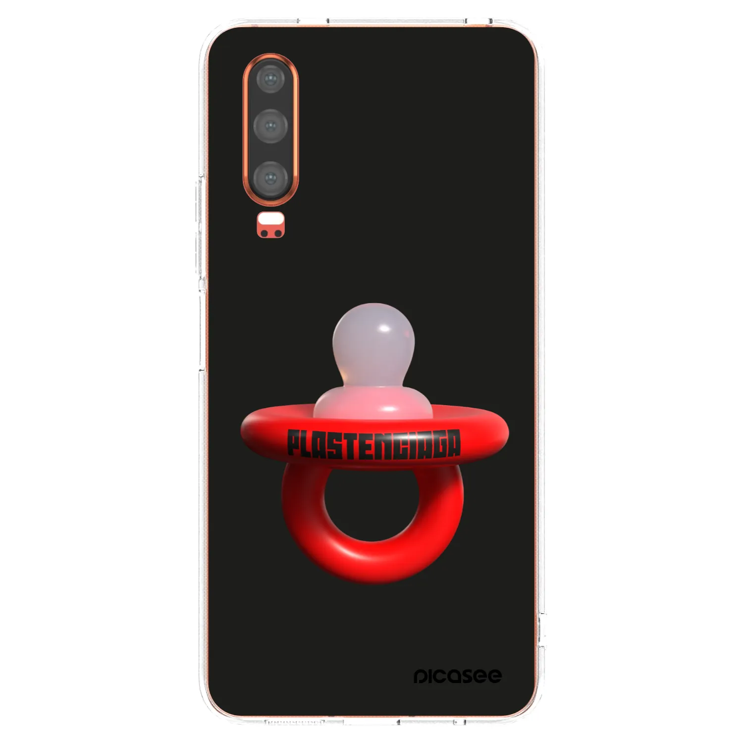 Picasee Huawei P30 Hülle - Transparentes Silikon - Le Dudel