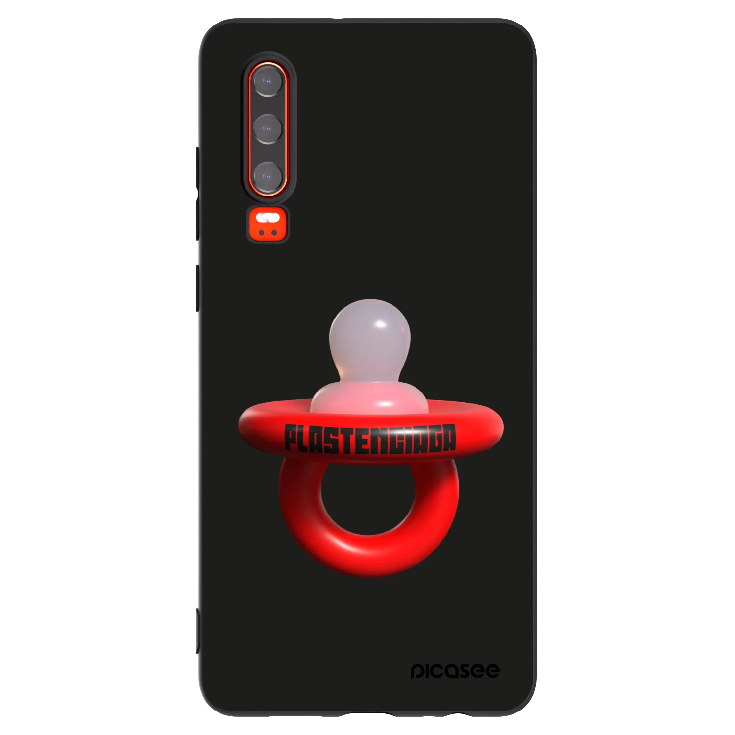 Picasee Huawei P30 Hülle - Schwarzes Silikon - Le Dudel