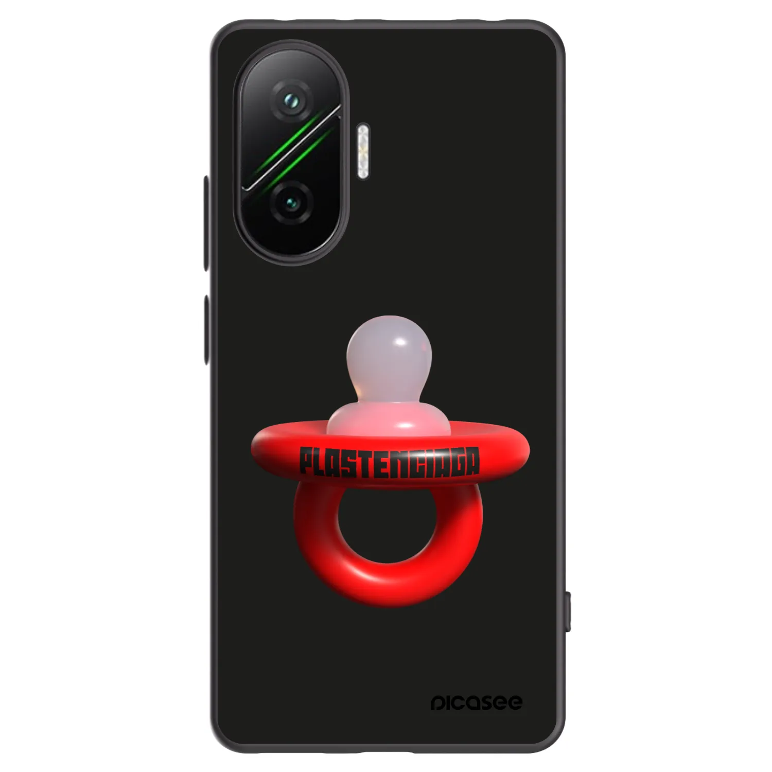 Picasee Xiaomi Poco F7 5G Hülle - Schwarzes Silikon - Le Dudel