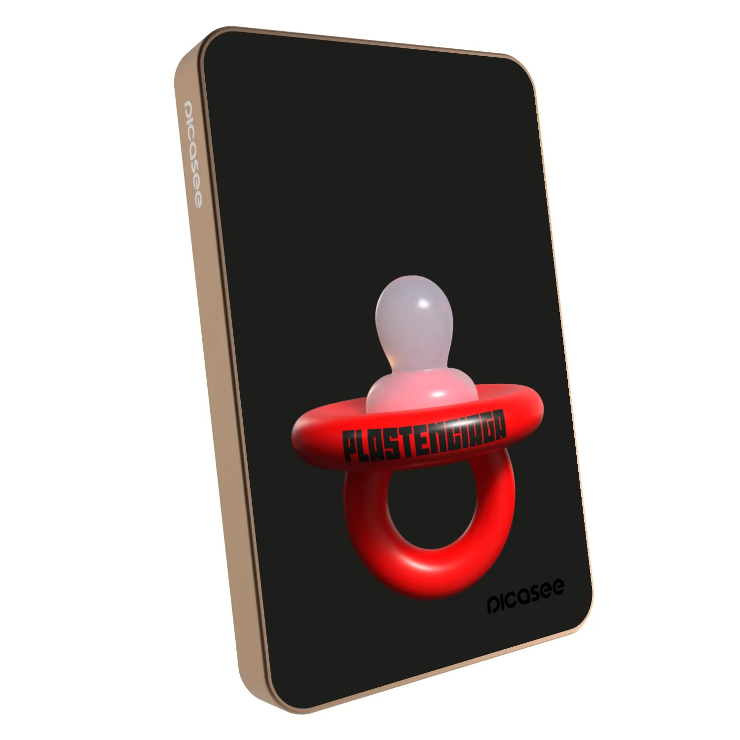 Picasee Powerbank mit MagSafe 5 000 mAh Golden - Le Dudel