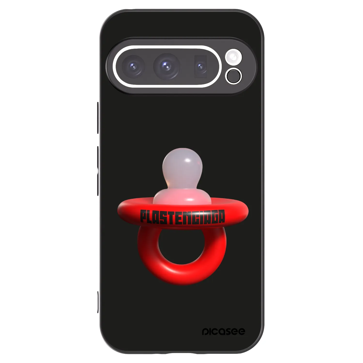 Picasee Google Pixel 9 Pro XL Hülle - Schwarzes Silikon - Le Dudel
