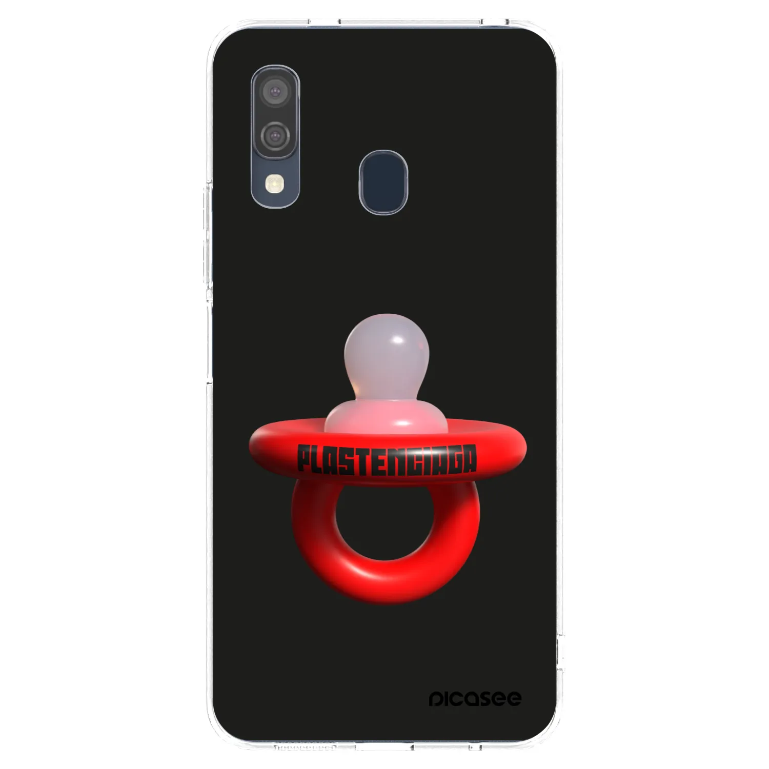 Picasee Samsung Galaxy A40 A405F Hülle - Transparentes Silikon - Le Dudel