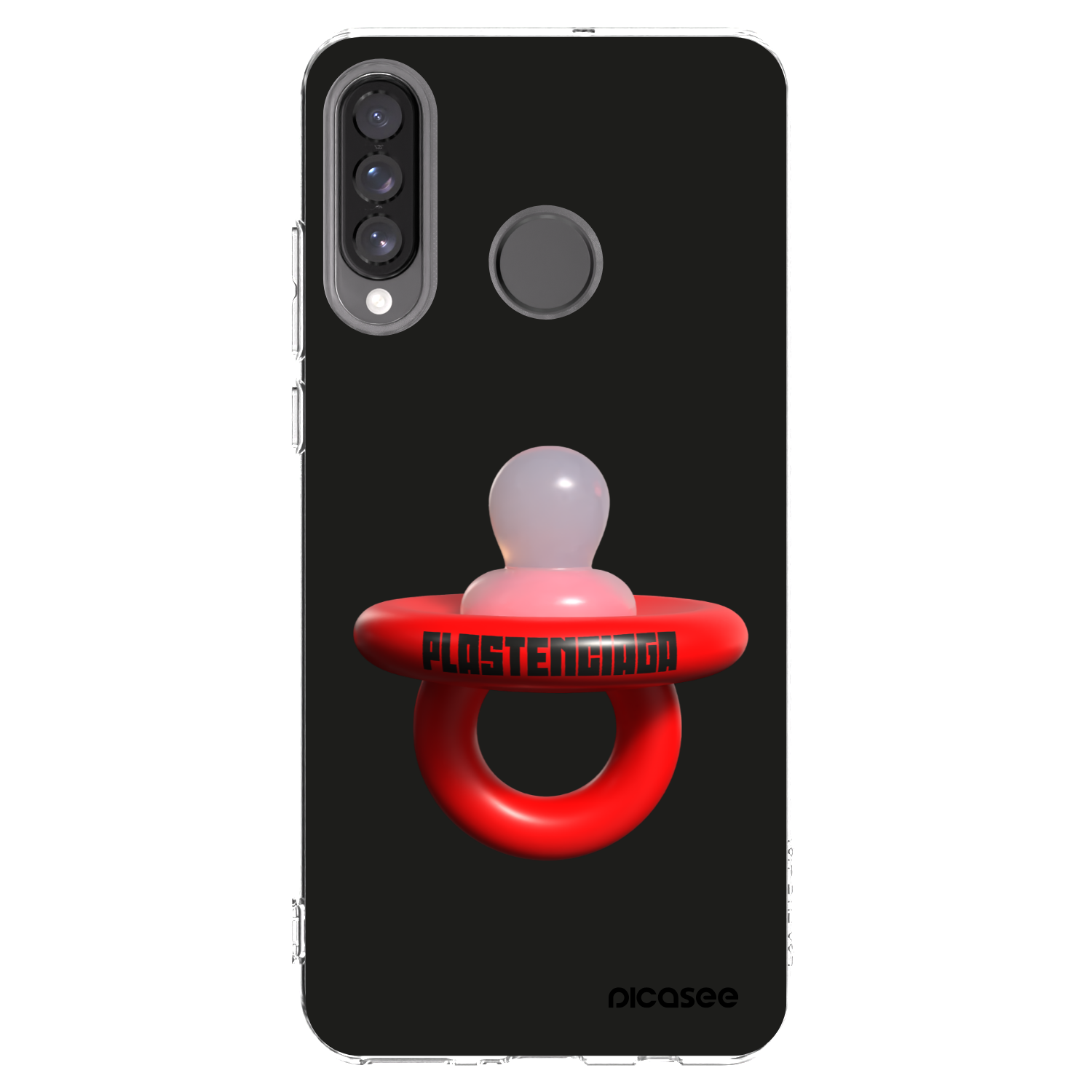 Picasee Huawei P30 Lite Hülle - Transparentes Silikon - Le Dudel