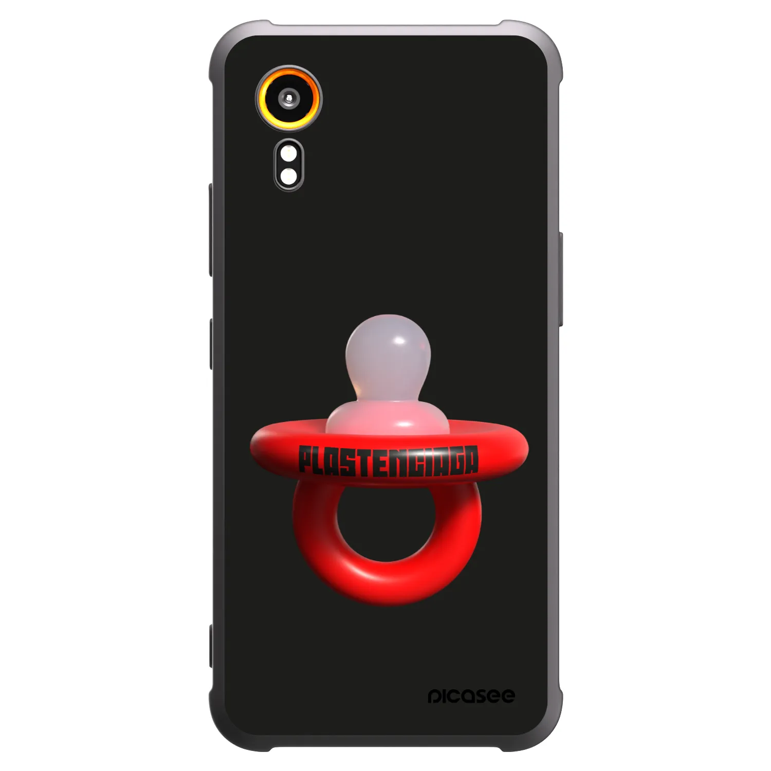 Picasee Samsung Galaxy Xcover 7 Hülle - Schwarzes Silikon - Le Dudel