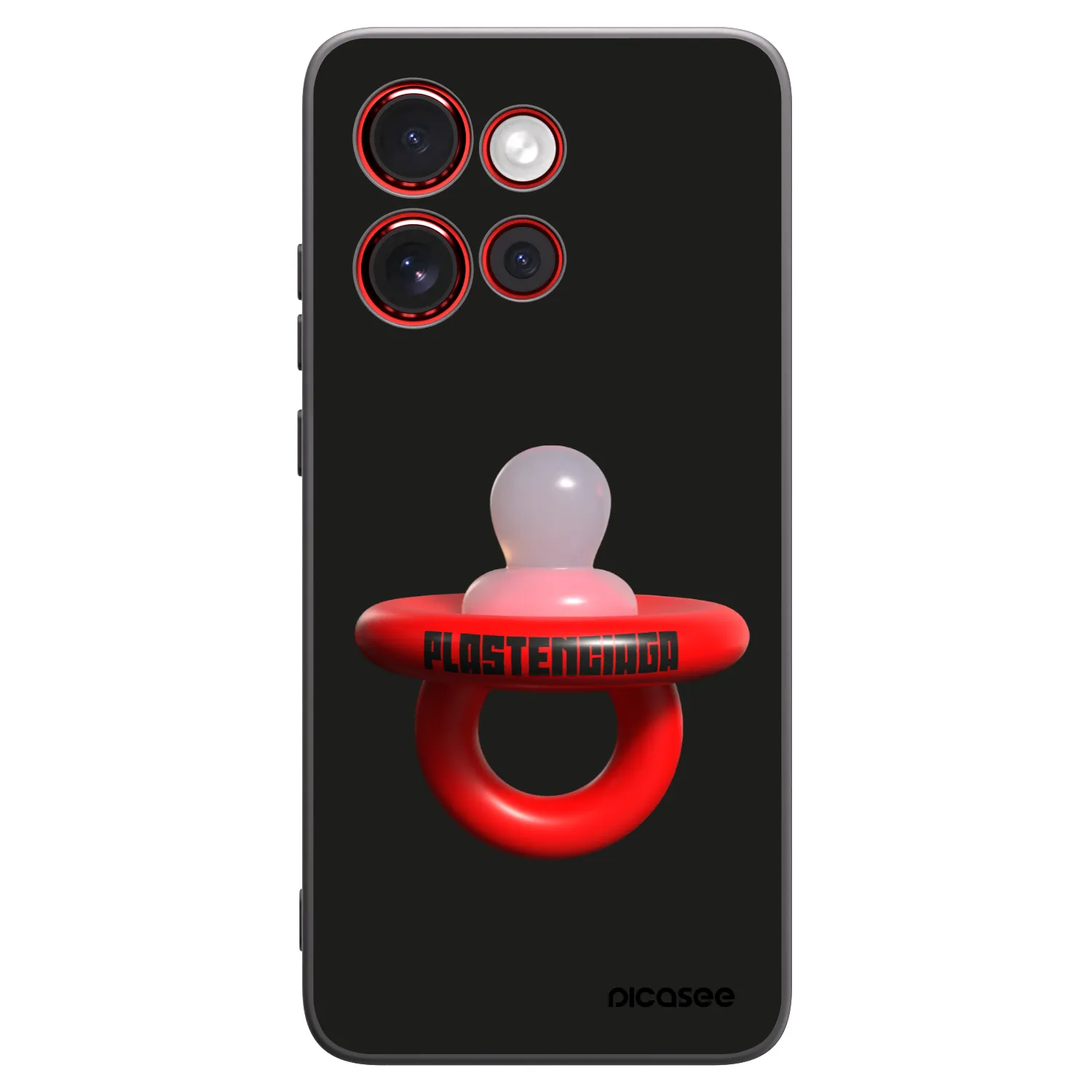 Picasee Motorola Edge 60 Neo 5G Hülle - Schwarzes Silikon - Le Dudel
