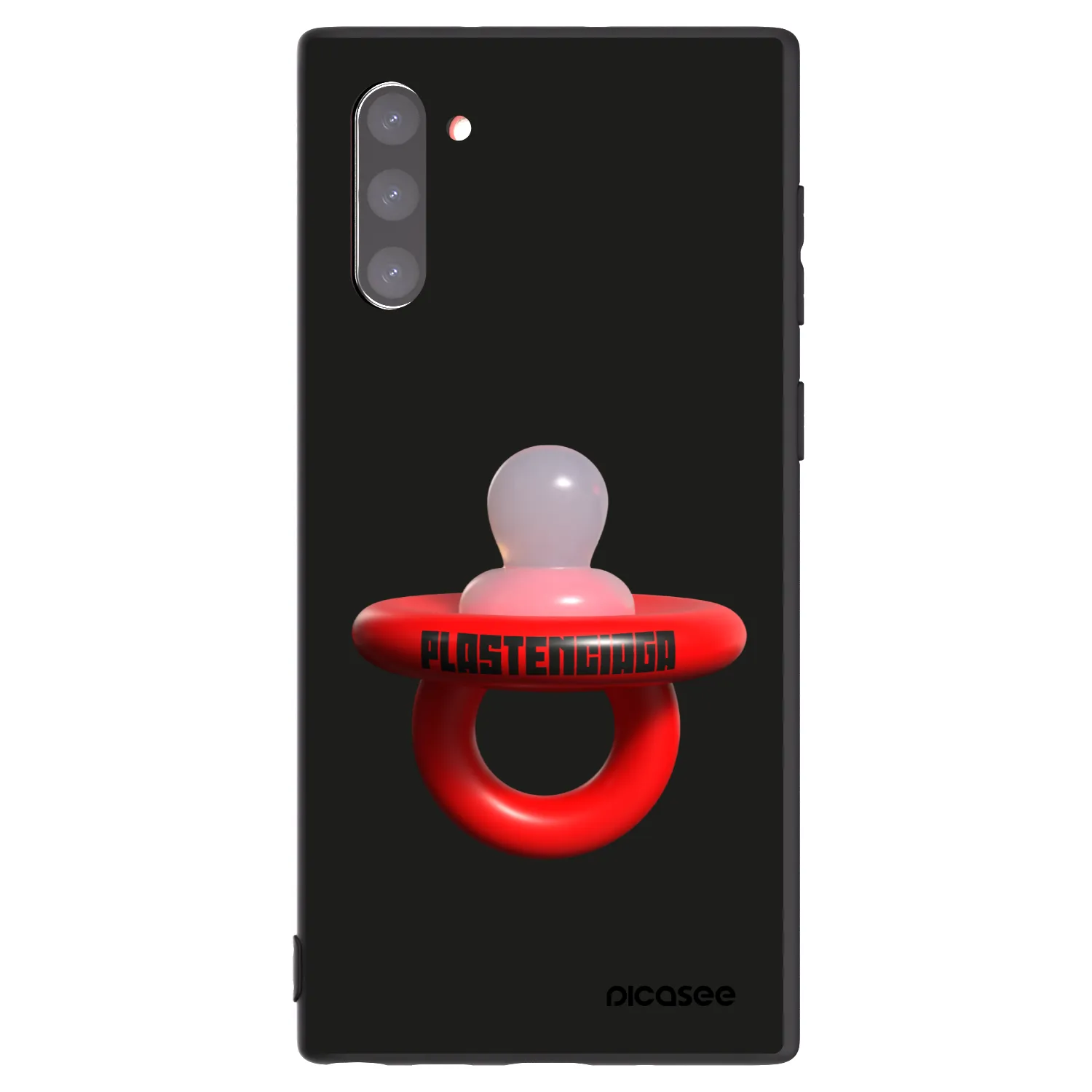 Picasee Samsung Galaxy Note 10 N970F Hülle - Schwarzes Silikon - Le Dudel